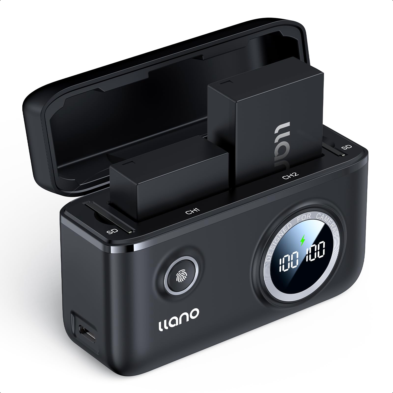 Llano 2 Pack Np W126S Batteries And Fast Charger For Fujifilm Xt30Ii X100Vi Xs10 Xt3 Xt2 Xt1 Xt30 Xt20 Xt10 X100V Xt200 Xt100 X1