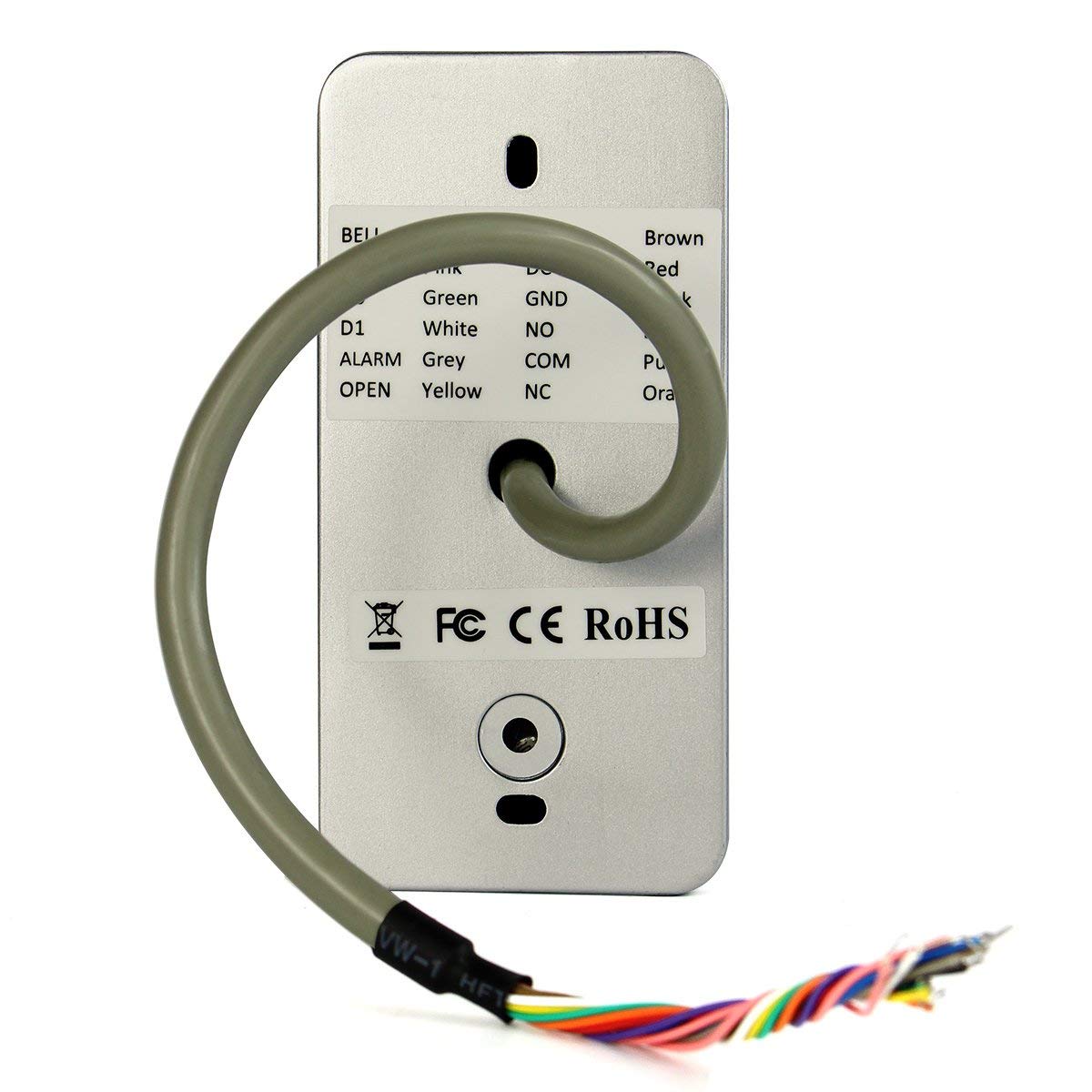 Ares Vision Standalone Slim Access Control Keypad & 125Khz Em Reader, Back Lit Keys, Waterproof & Vandal Proof (Axs Slim)