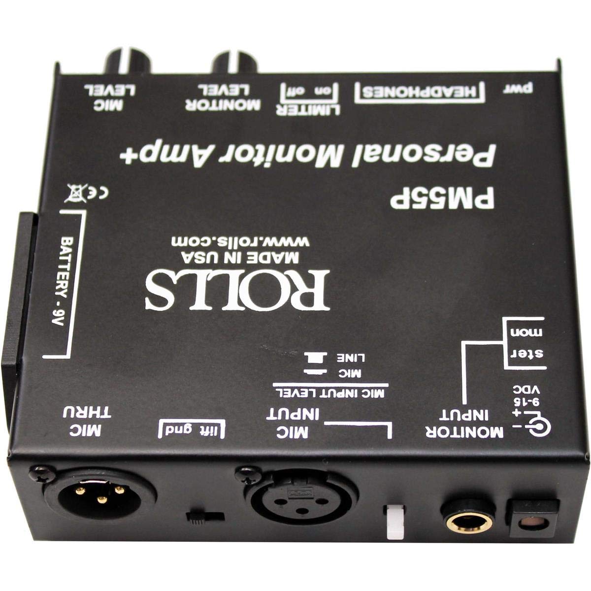 Rolls Pm55P Personal Monitor Amp Battery Opt