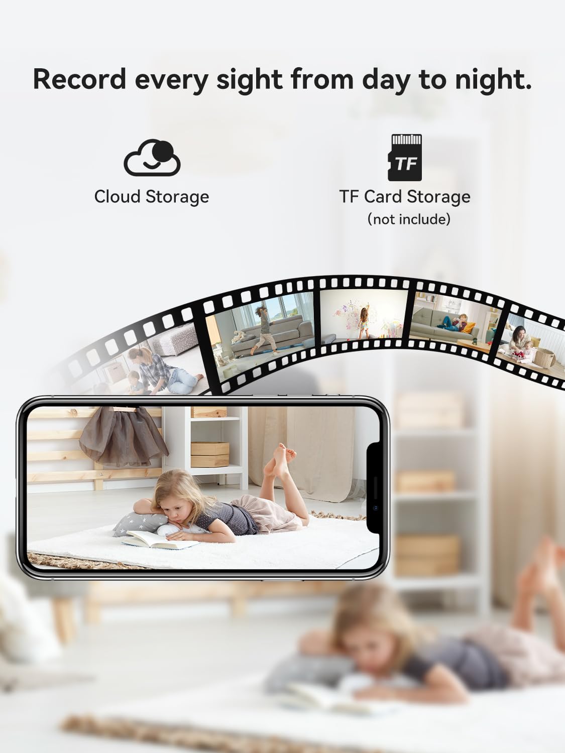 Jaiotlink 2K Indoor Camera, 5G & 2.4G Wifi Pet Camera With Phone App,Security Cameras For Home With 360 Pan&Tilt,Night Vision,Mo