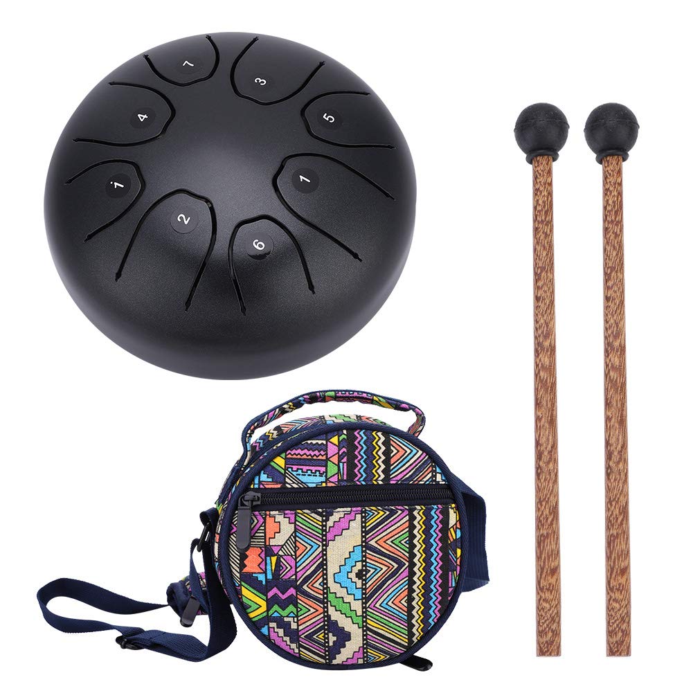 Handpan Drum, 8Tone 5.5 Inch Tongue Drum, Tank Drum, Relaxing For Relaxing With Mallets For Meditation Percussion Instrument(Co