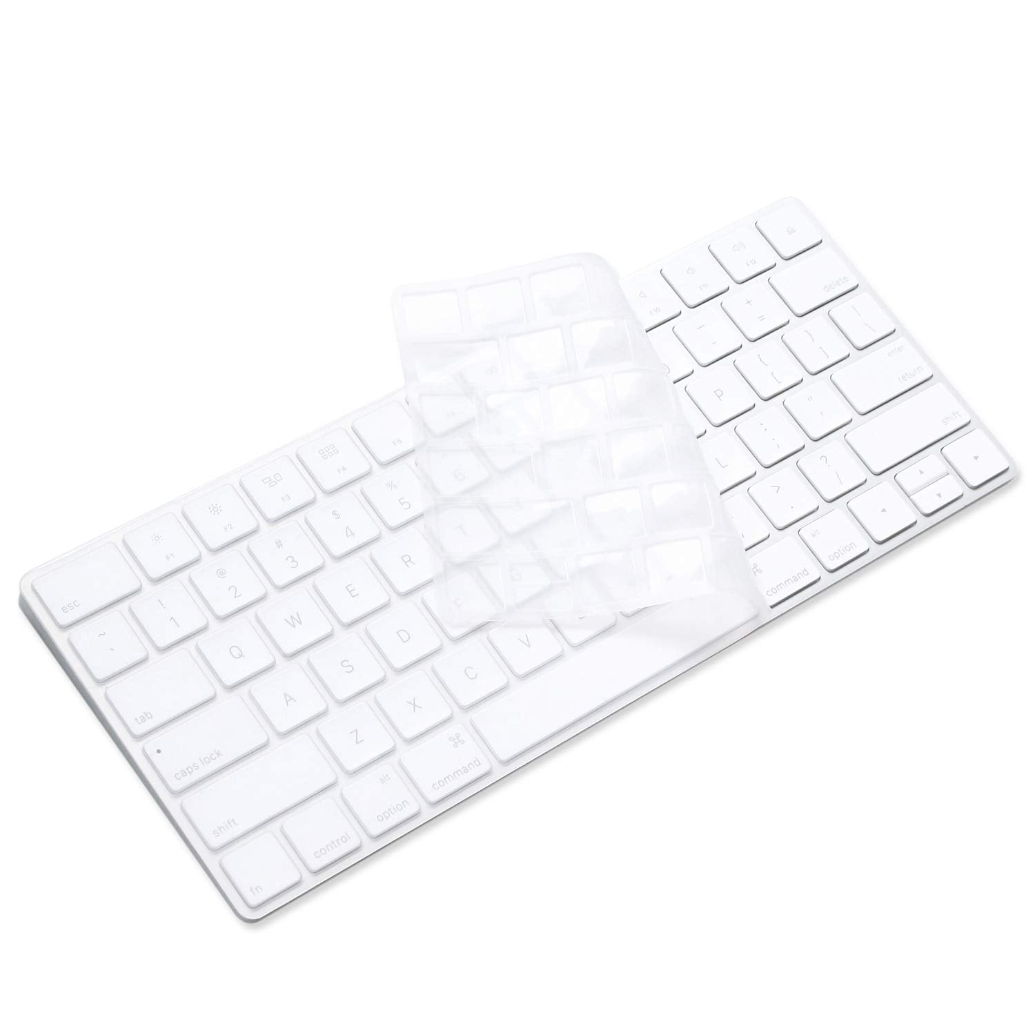Proelife Ultra Thin Silicone Keyboard Protector Cover Skin For Apple Magic Keyboard & Magic Keyboard 2 (U.S Version, Model: Mla2