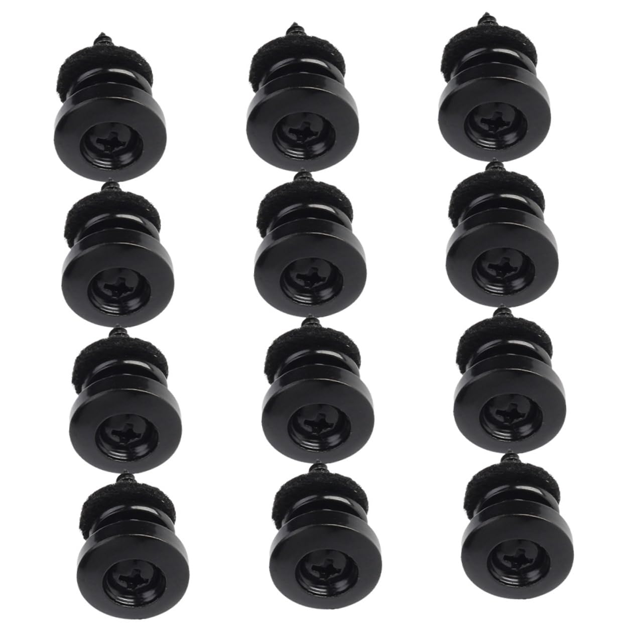 UPKOCH 12pcs  Guitar Strap Locks Electric Bass Guitar Non Design for Musicians Multiple Instruments