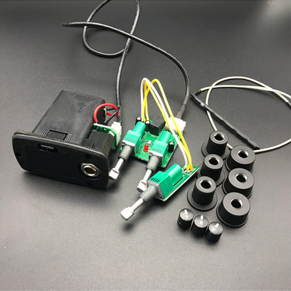 3 Bands Active Equalizer Preamp Piezo Pickup For Taylor Acoustic Guitar Pickups