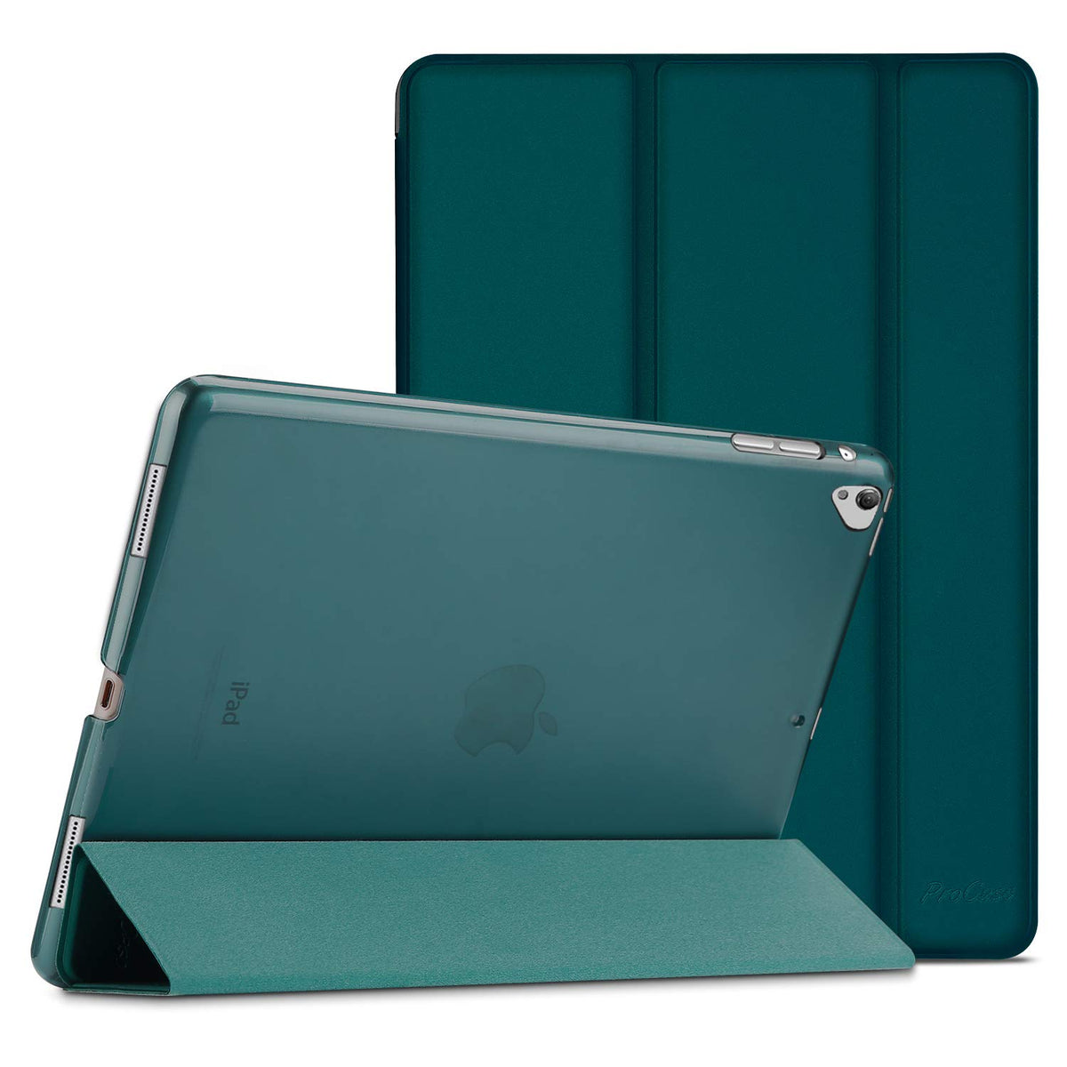 Procase Smart Case For Ipad Pro 12.9 1St And 2Nd Generation (2015 And 2017 Model), Stand Cover Support Auto Sleep/Wake  Emerald