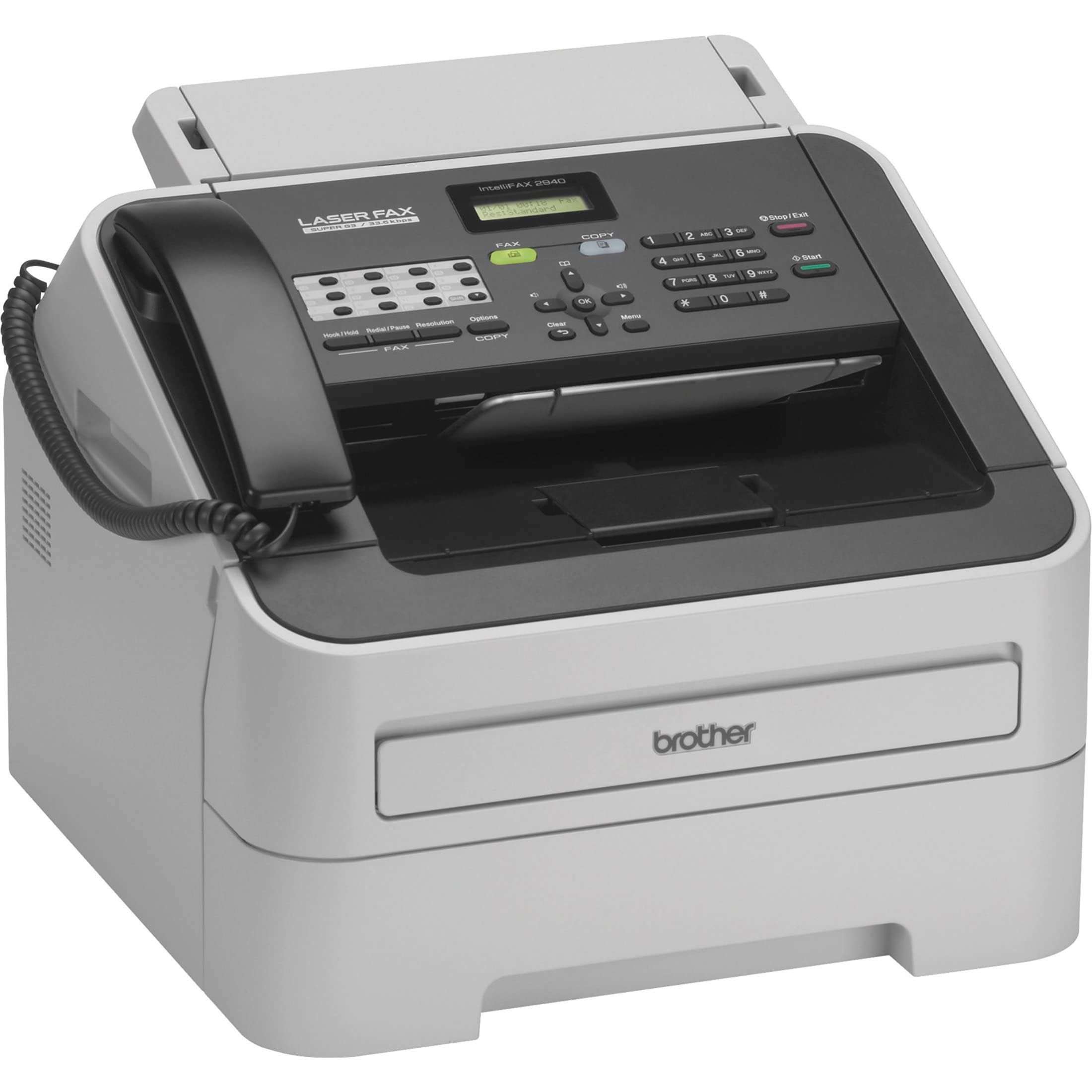 Brother, Brtfax2940, Intellifax 2940 Laser Printer, 1 Each, Gray
