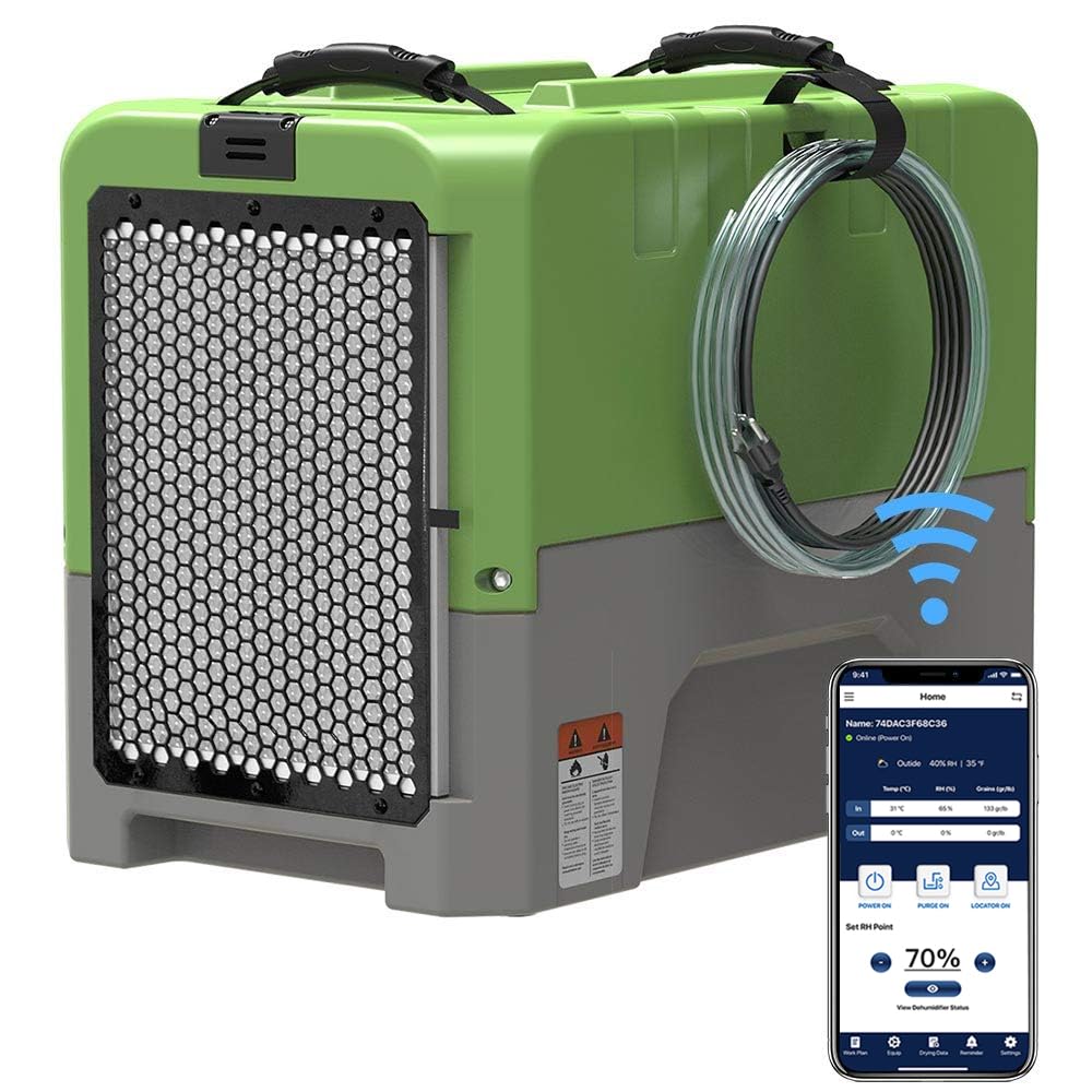 Alorair Smart Wifi Lgr Dehumidifier With Hose, Commercial Dehumidifier With Pump, 5 Years Limited Warranty, Cetl Listed, Up To 1