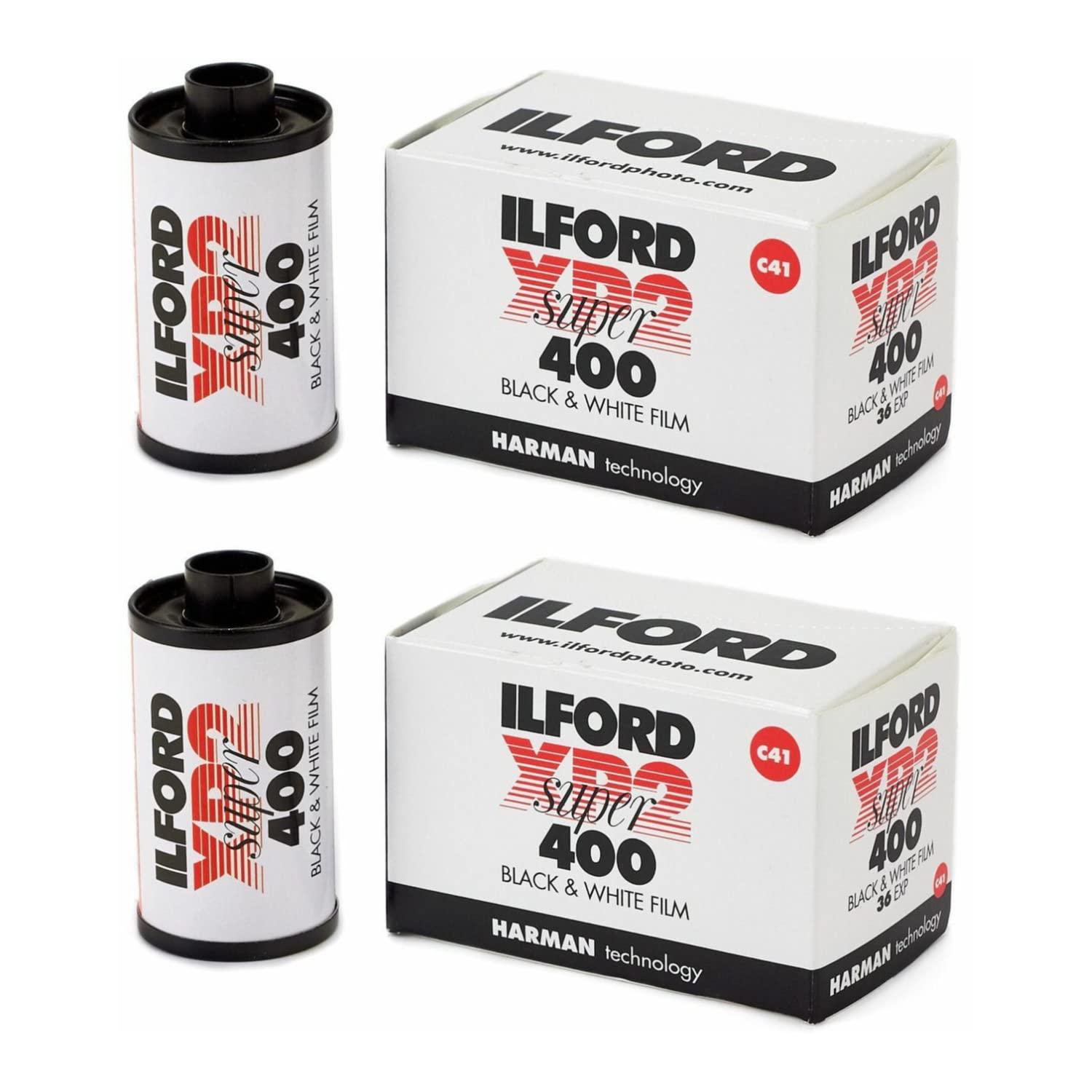 Ilford Black & White (2 Pack) Xp 2 Super 400 135 36 Film