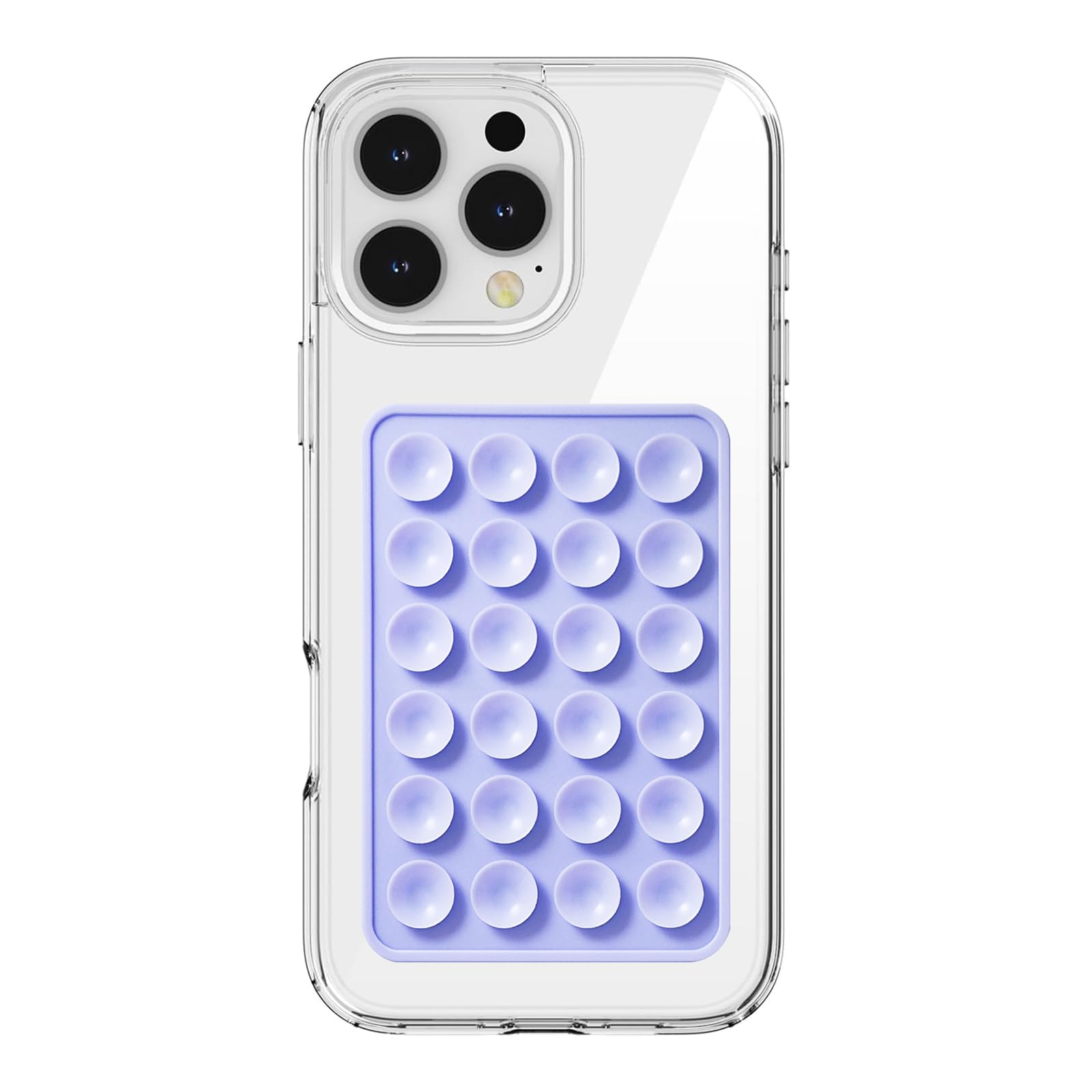 Pkyaa Silicone Suction Phone Case, Adhesive Phone Holder For Smartphones, Hands-Free Mirror Shower Mount For Selfies, Tiktok Vid