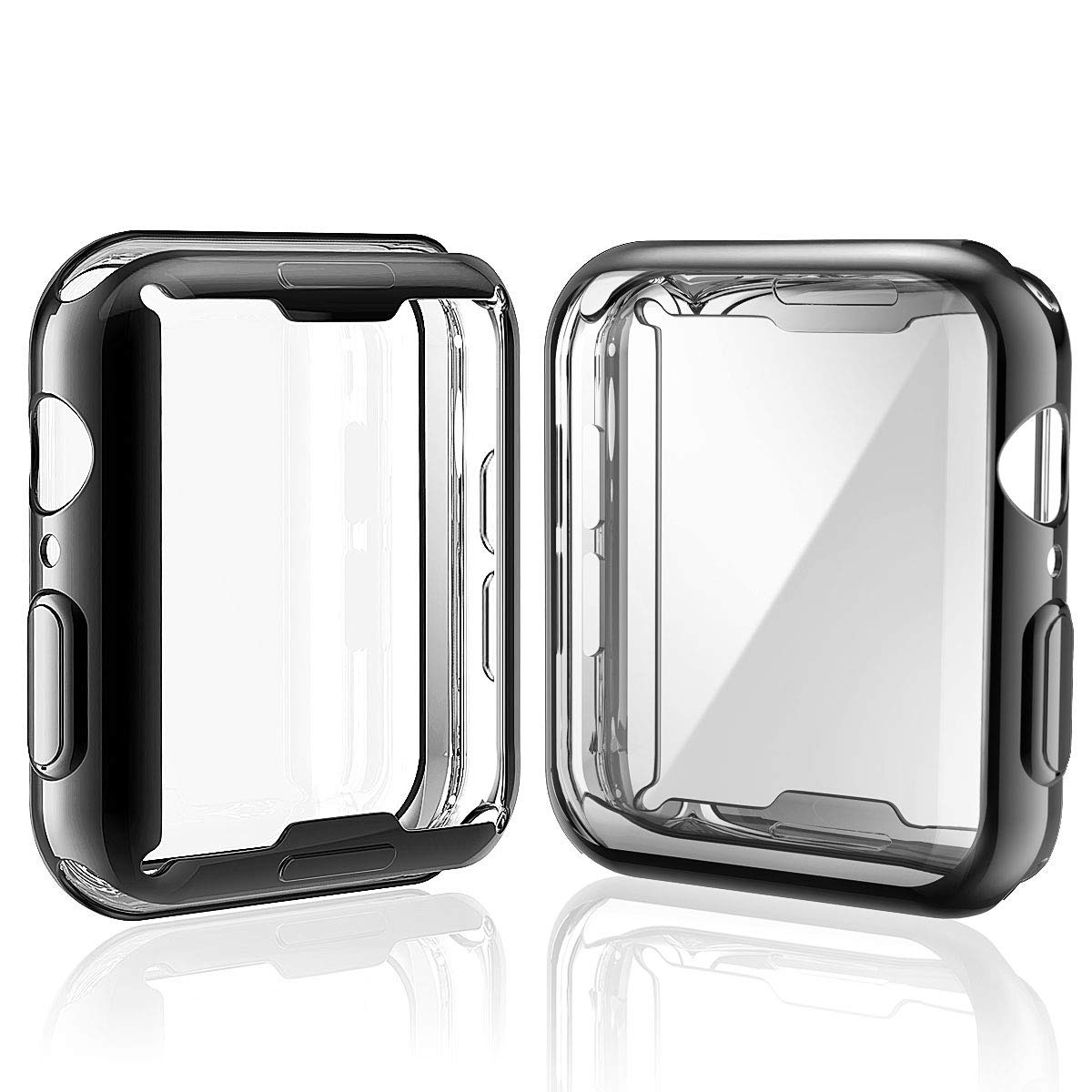 [2-Pack] JULK 40mm Case for Apple Watch New SE 3 (2025) / Series SE / 6/5 / 4 Screen Protector, Overall Protective Soft Case TPU