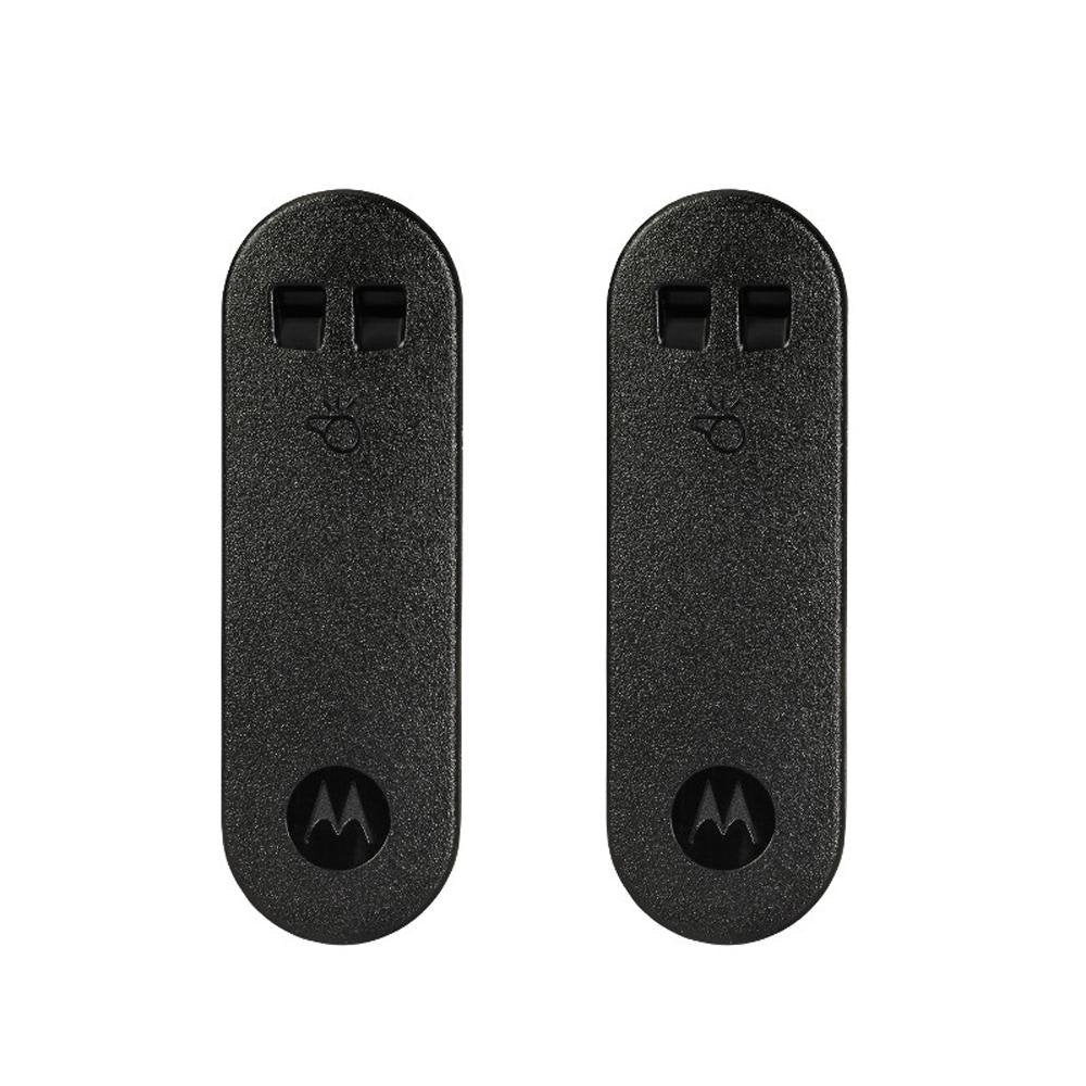 Motorola Solutions Pmln7240Ar Whistle Belt Clip Twin Pack To Carry Two Way Radios