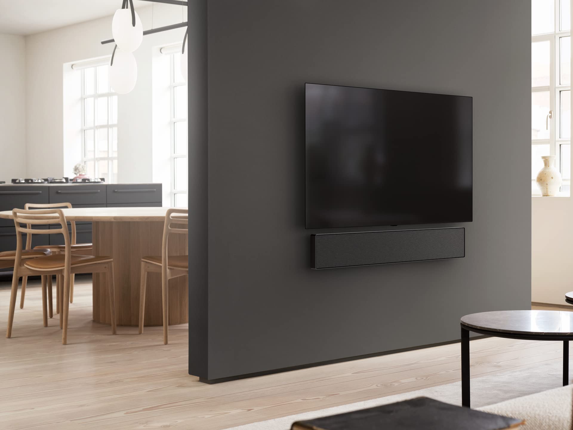 Bang & Olufsen Beosound Stage - Dolby Atmos Soundbar - Tv And Wifi Speaker, Black Anthracite/Dark Grey