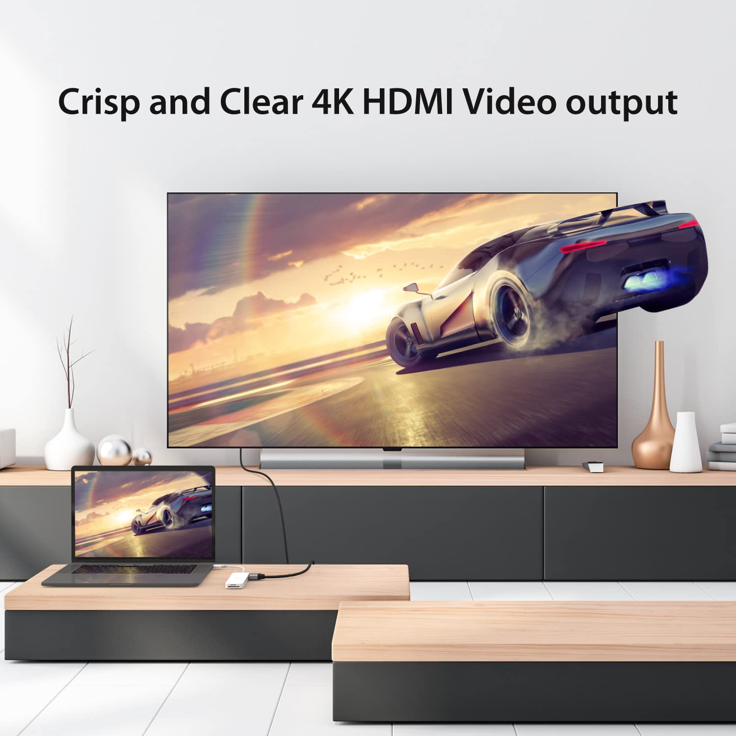 J5Create Usb-C Mini Hub - 4K Hdmi, 2 X Usb 3.1 5Gbps, Microsd & Sd Card Reader, 3.5Mm Audio Jack, 60W Pd Pass-Through Charging (