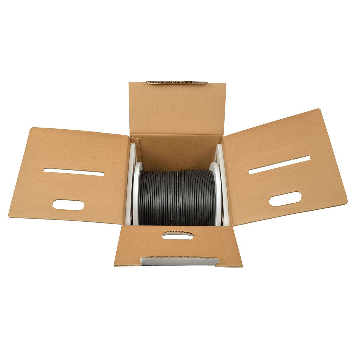 Tripp Lite Cat6 Bulk Solid Core Cable, Cmr Rated Pvc, Gigabit, Black, 1000 (N222 01K Bk)