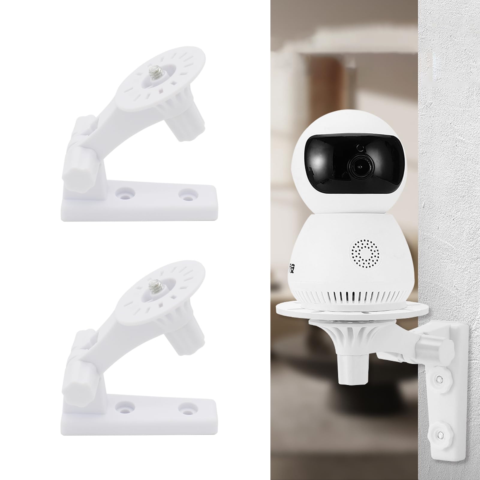 PDEEY Mount for Wyze Cam Pan V3 Camera, Mounting Kit Bracket Stand for Wall, Ceiling, Indoor, Outdoor - Tilt Adjustable 180 Degr