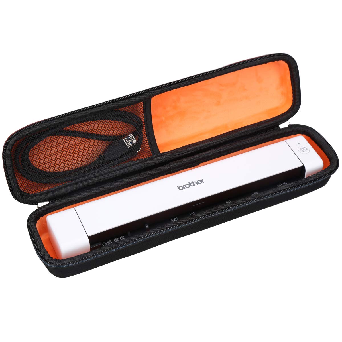 Mchoi Portable Eva Travel Case For Brother Ds 740D/Ds 640/Doxie Go Se Wi Fi Scanner,Case Only
