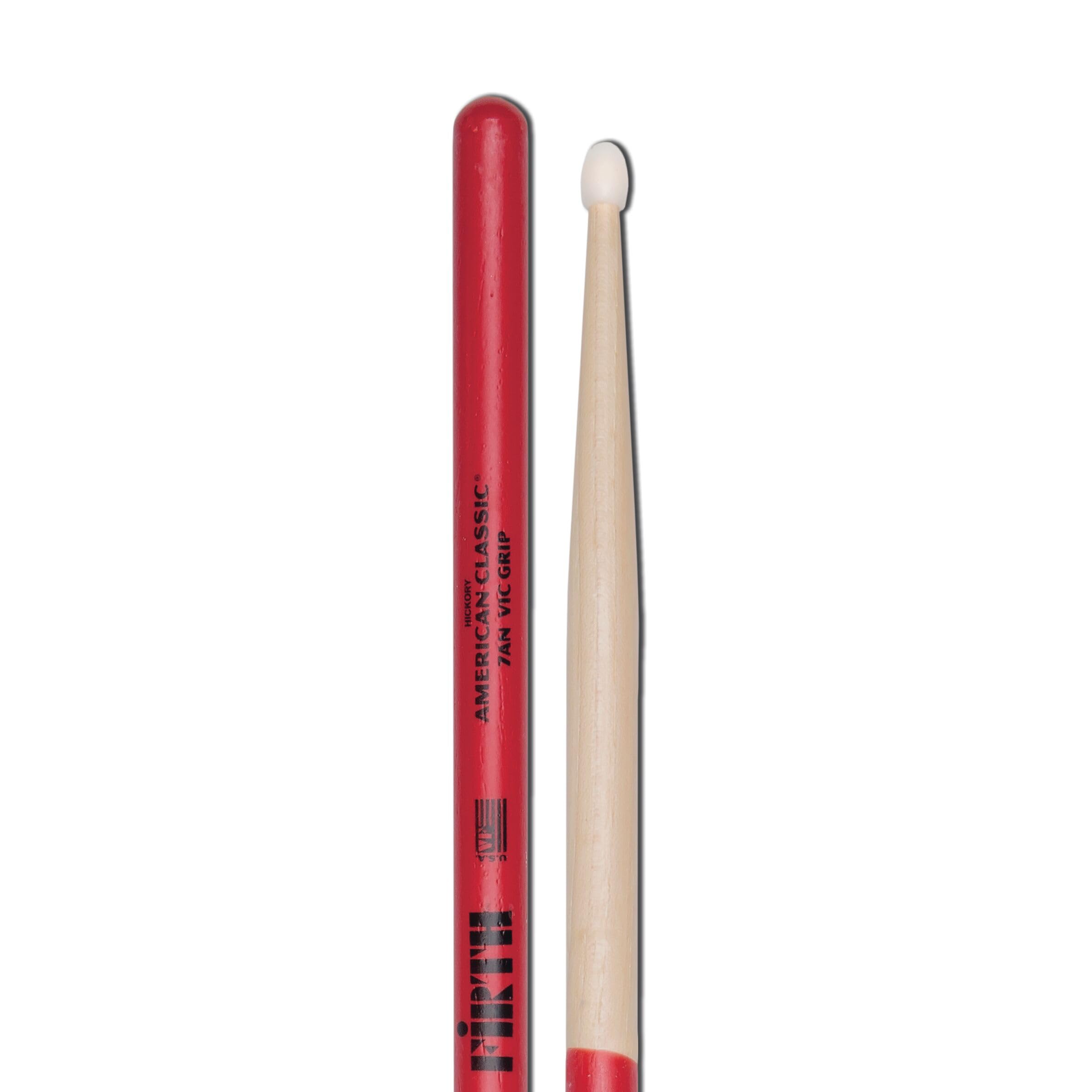 Vic Firth American Classic 7Anvg   Nylon Tip   Vic Grip