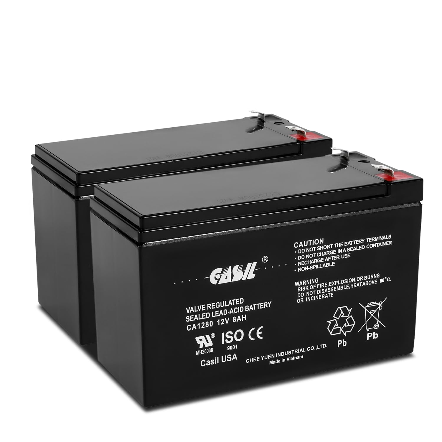 Casil 12V 8Ah Replacement Battery Compatible With Razor E300S Electric Scooter,Mx350 & Mx400 Dirt Rocket Electric Dirt Bike Part