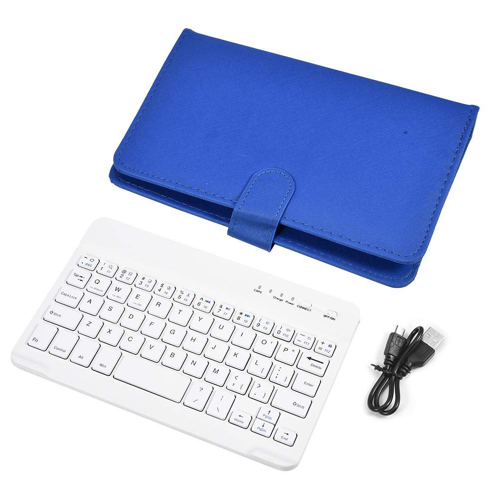 Cuifati Bluetooth Keyboard & Case,2 In 1 Stylish Folio Stand Case Cover + Detachable 3.0 Bluetooth Keyboard,For 4.5'' 6.8'' Andr