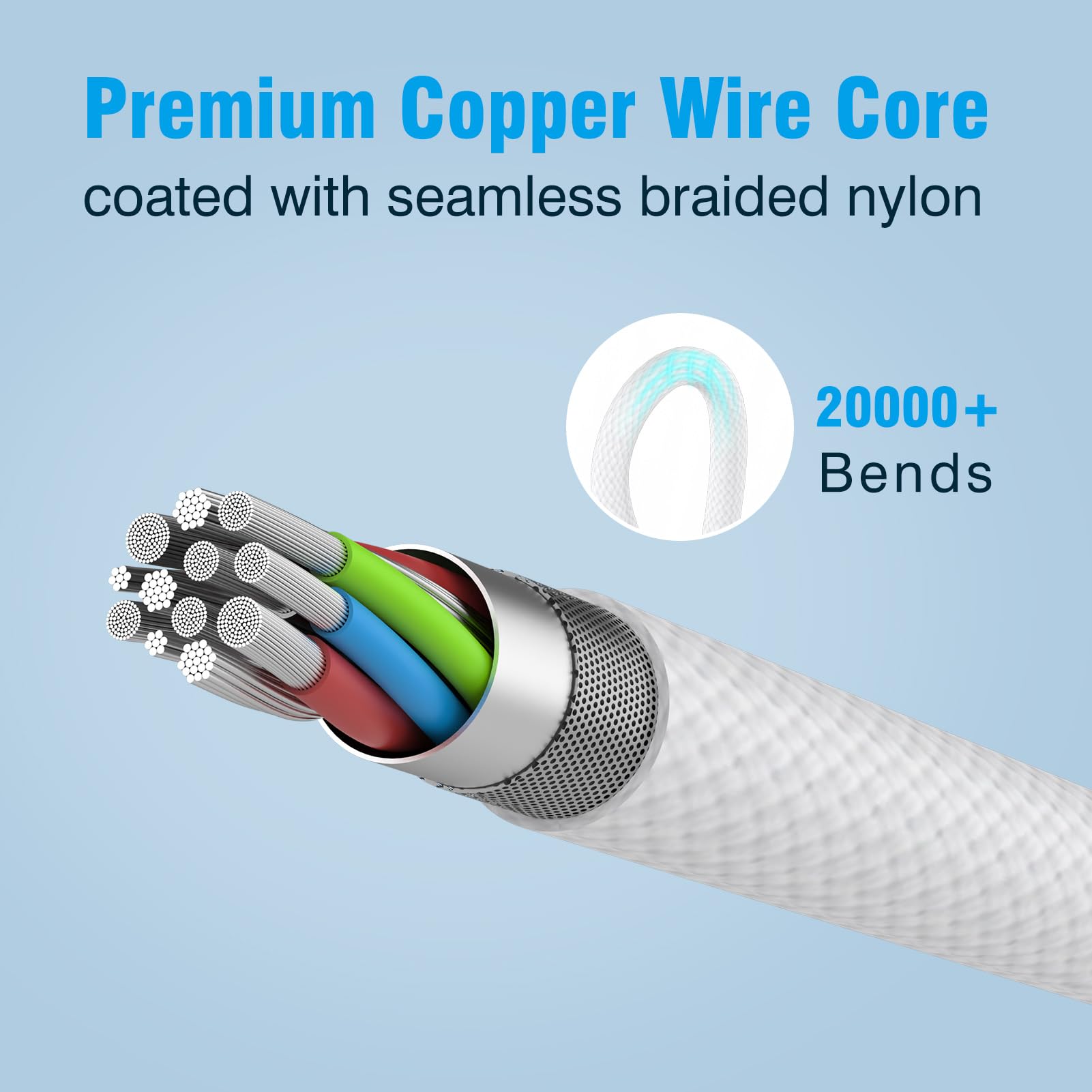 Charger For Macbook Air 13 15 Inch M2 M3 2024 2023 2022 2021 Macbook Pro 14 Inch M1 M2 M3, 70W Usb C Power Adapter, 6.6Ft Usb C