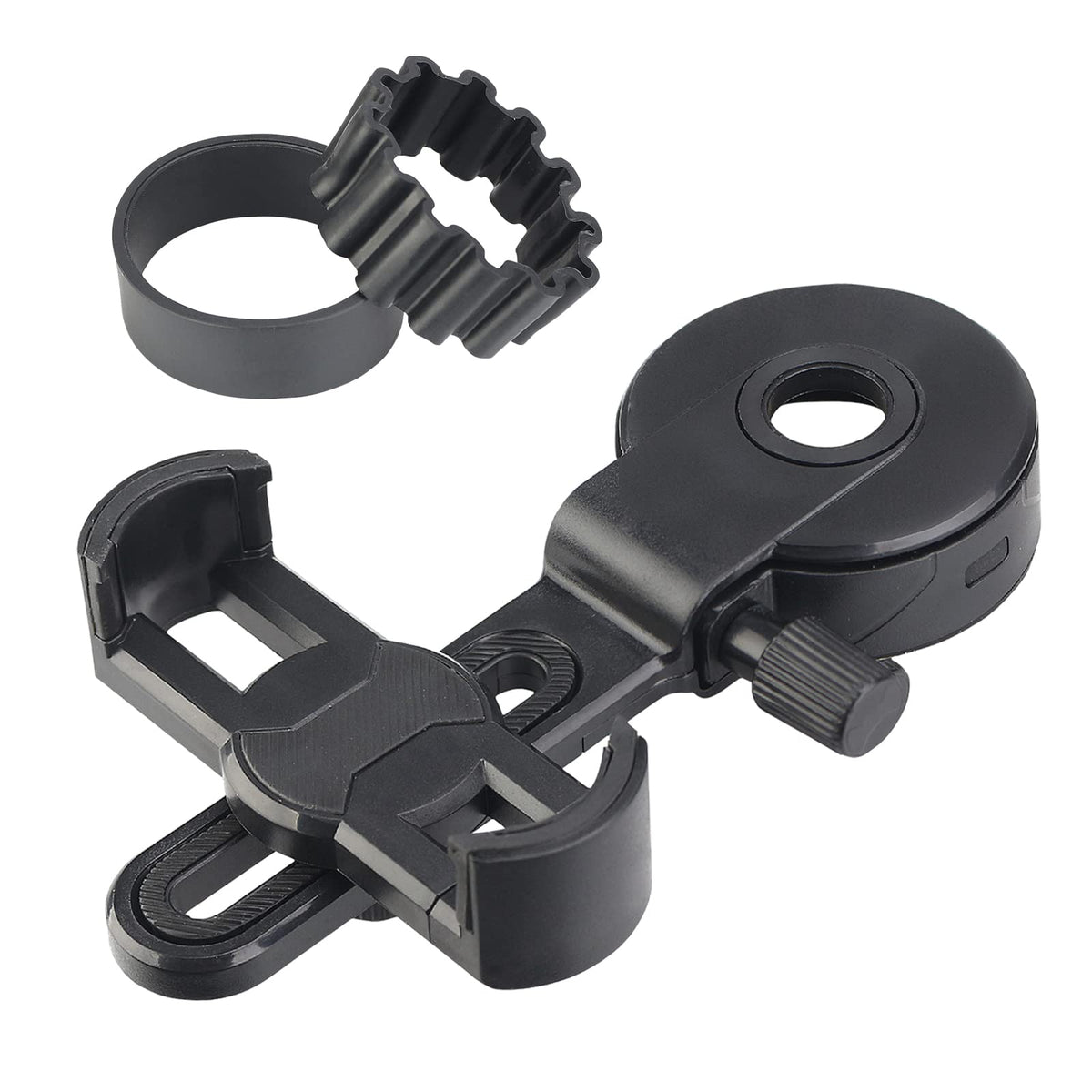 Svbony Sv218 Spotting Scope Phone Mount, Universal Cell Phone Adapter Mount Support Eyepiece Diameter 26 To 49.3Mm, Telescope Phone Adapter For Binoculars Monocular Microscope