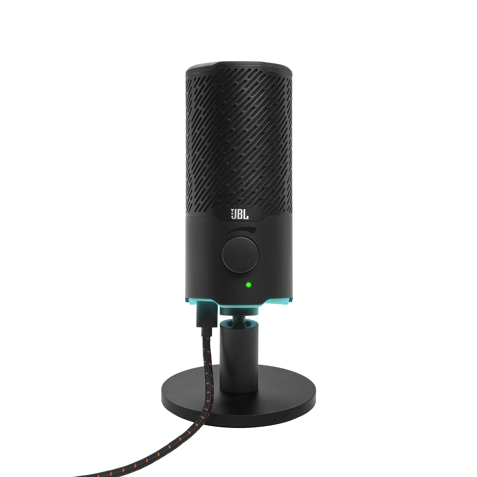 JBL Quantum Stream: Dual pattern premium USB Microphone for Streaming, Recording and Gaming, Voice monitoring with easy volume c