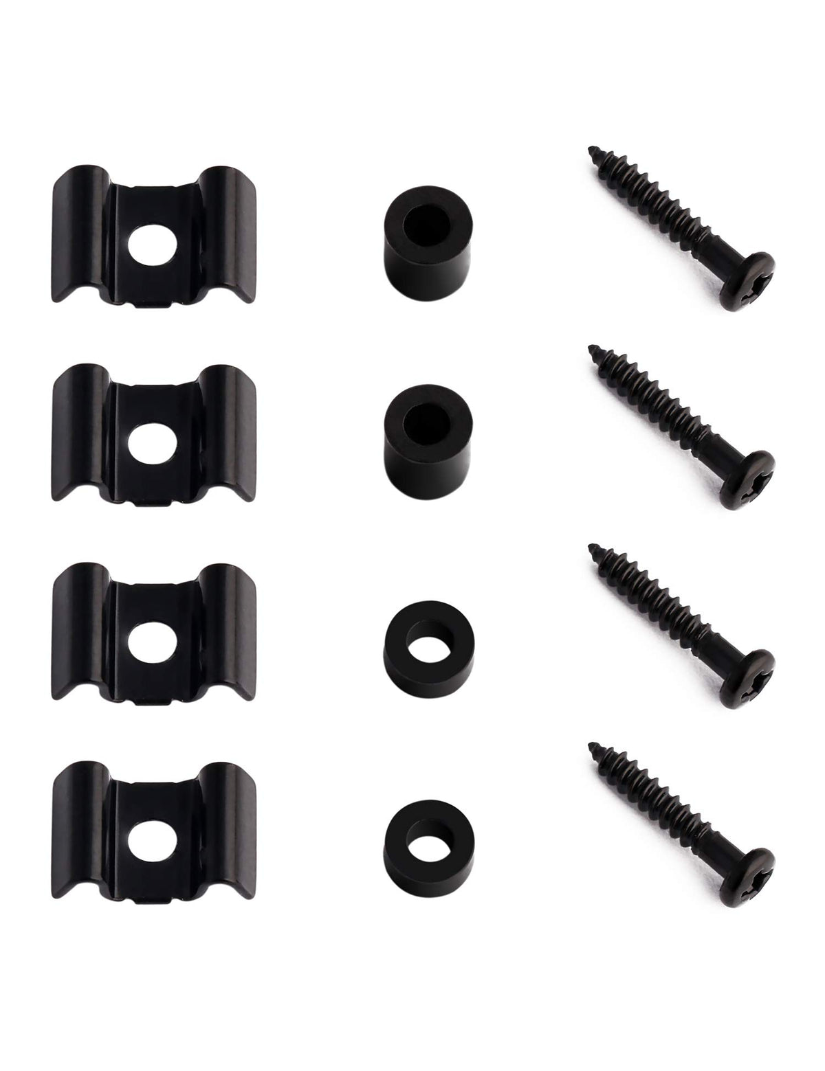 Metallor Guitar String Trees String Retainer Guides Compatible With Strat Tele Style Electric Guitar Bass Parts Replacement Pack