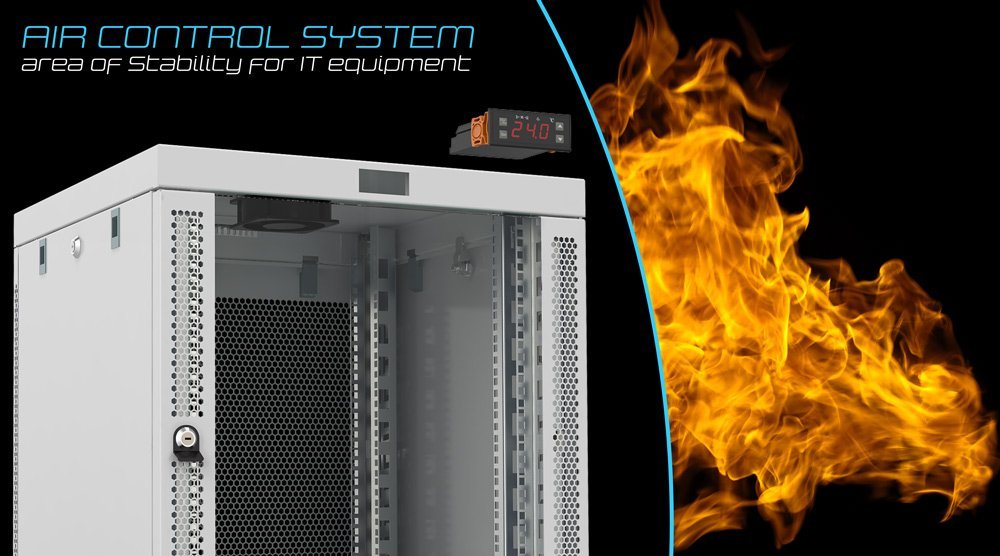 Sysracks 15U Wall Mount Server Rack - 24 Depth Black Cabinet with Fans, Levelers, PDU & Shelf - Audio/Network Enclosure (24x24x30)