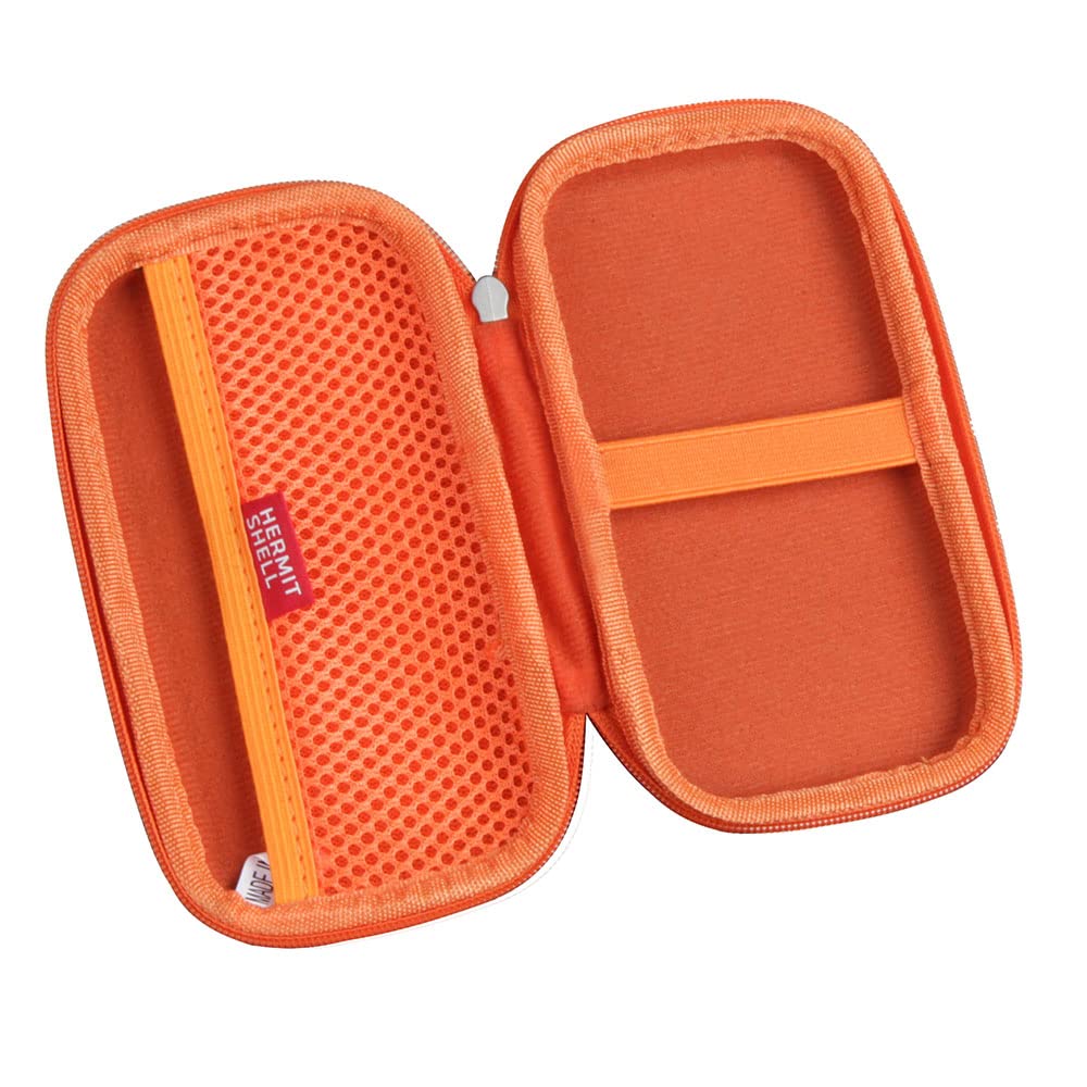 Hermitshell Hard Travel Case For Iniu Portable Charger 10000Mah Power Bank [2022 Version] (Orange)
