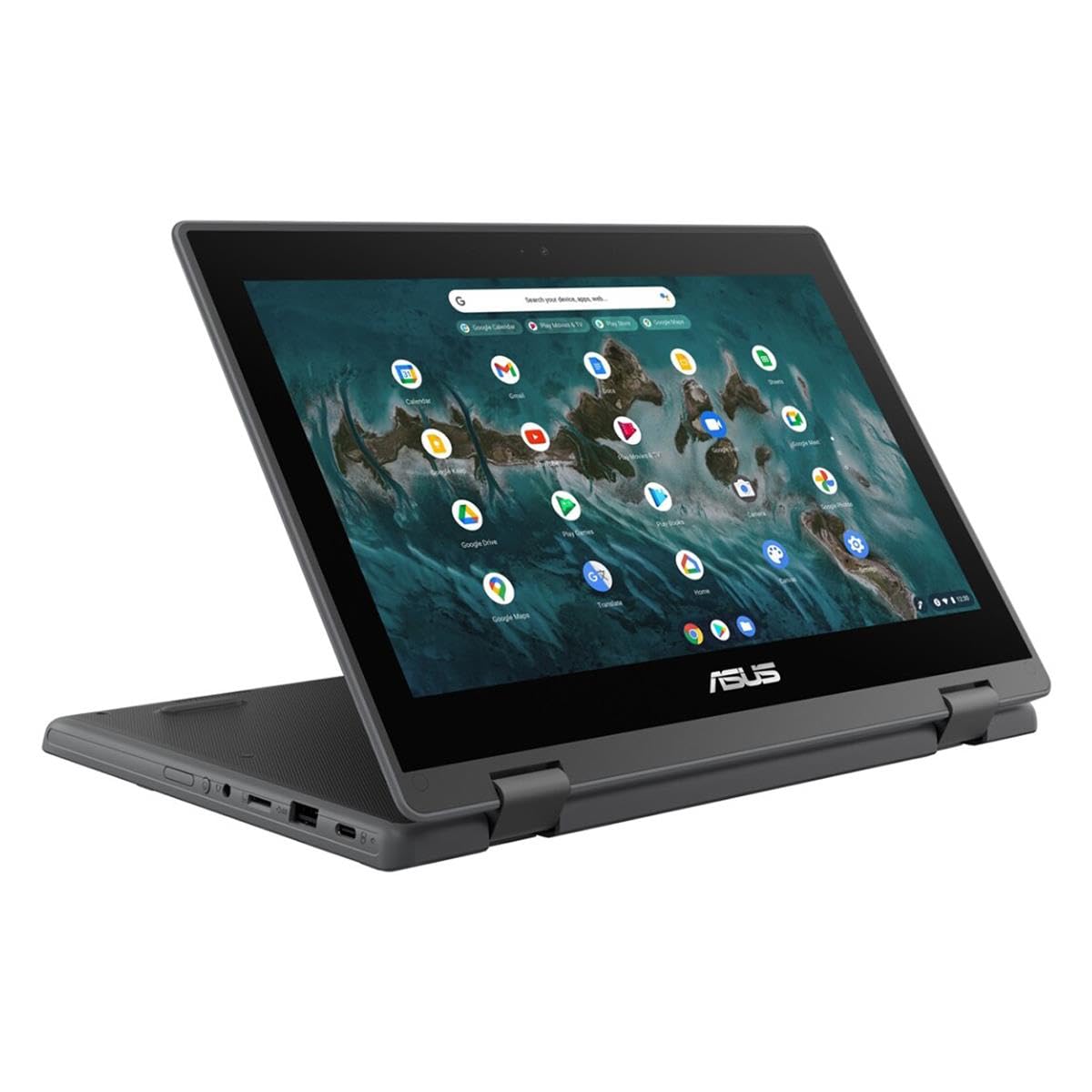 Asus Chromebook Flip Cr1 Cr1100Fka-Yz182T-S 11.6 Touchscreen Convertible Chromebook - Hd - 1366 X 768 - Intel Celeron N5100 Quad
