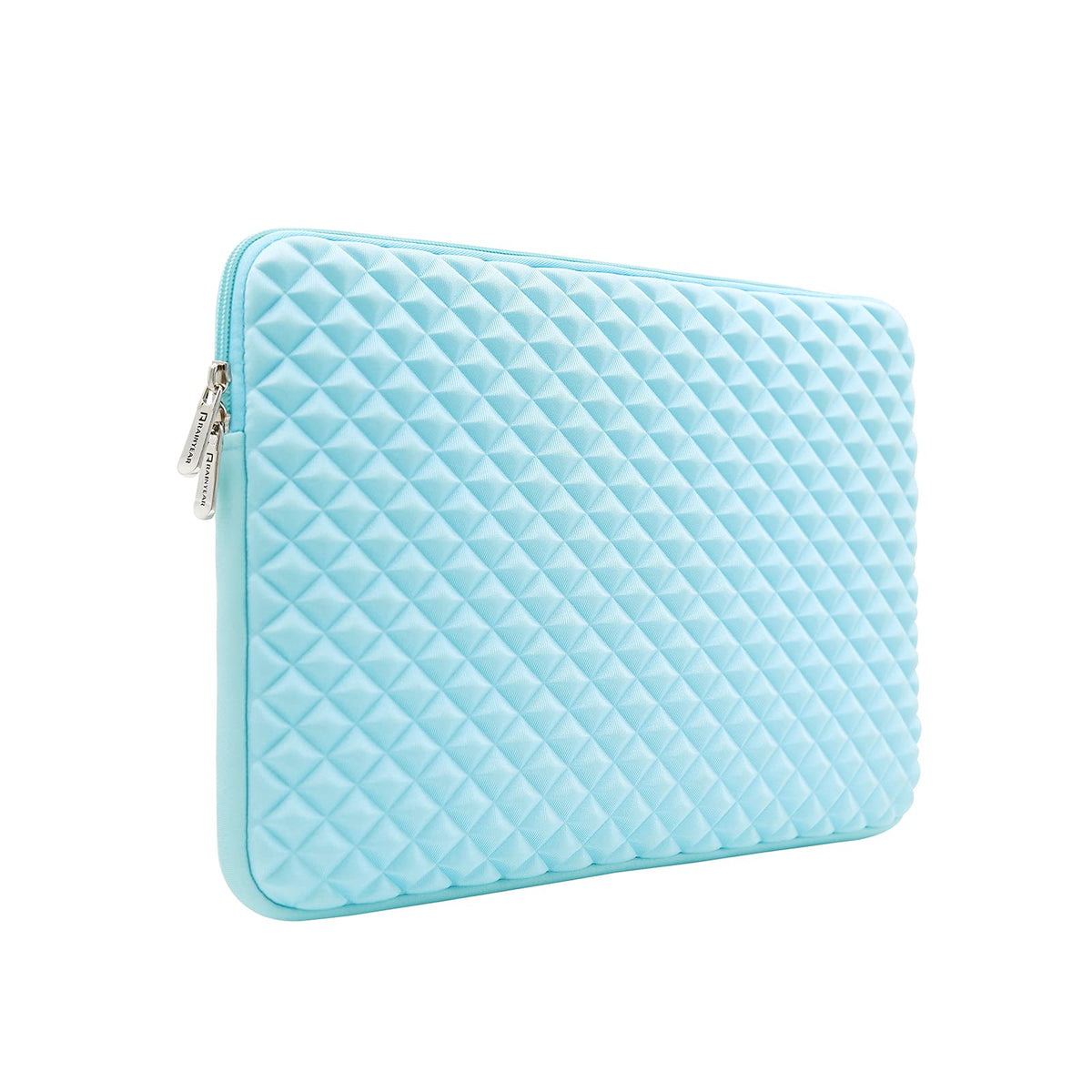 RAINYEAR 11 Inch Laptop Sleeve Diamond Foam Shock Resistant Neoprene Case Fluffy Lining Cover Carrying Bag Compatible with 11.6'' MacBook Air Surface for 11' Chromebook Computer Tablet Notebook (Blue)