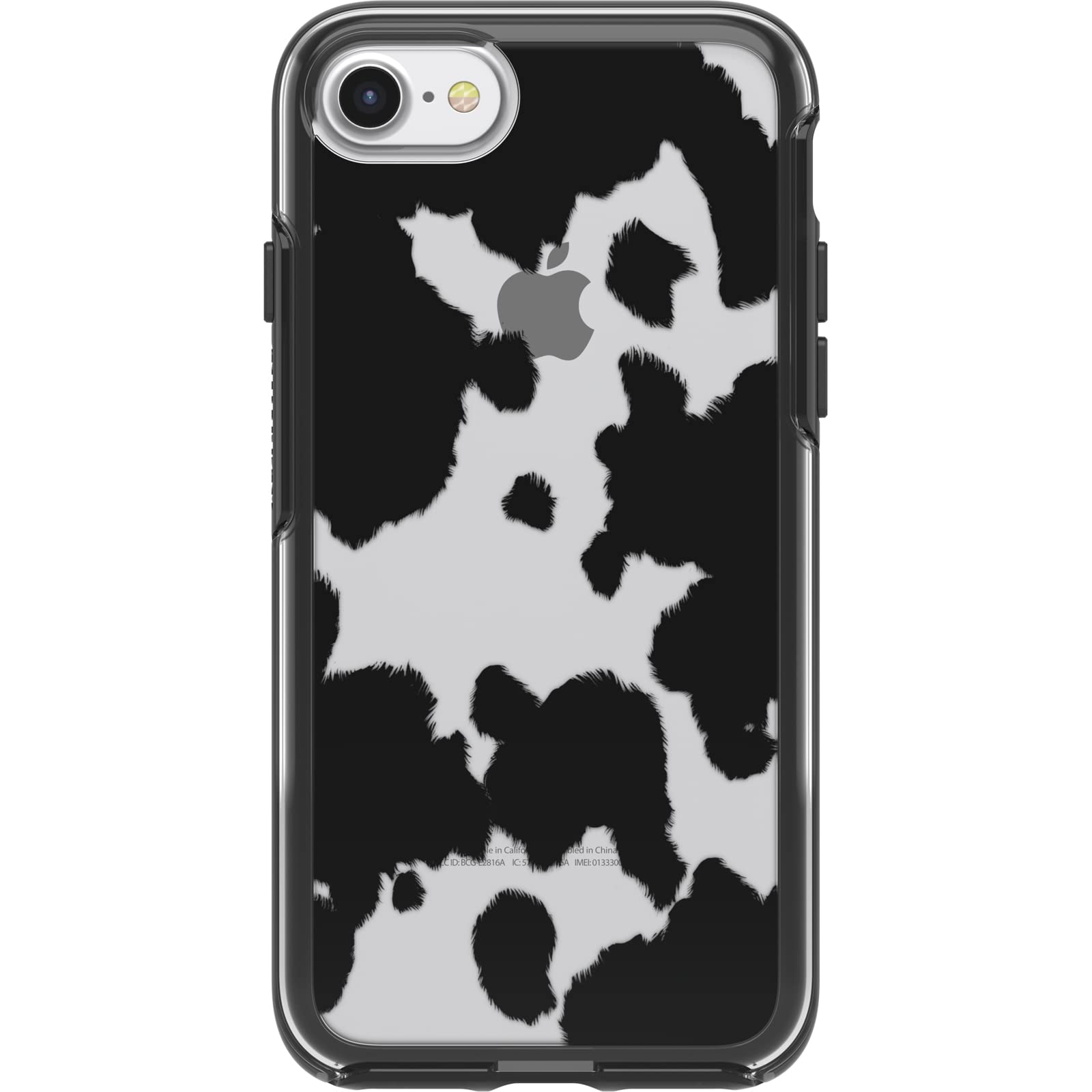 Otterbox Iphone Se 3Rd/2Nd Gen, Iphone 8/7 (Not Compatible With Plus Sized Models) Symmetry Series Case   Cow Print, Ultra Sleek