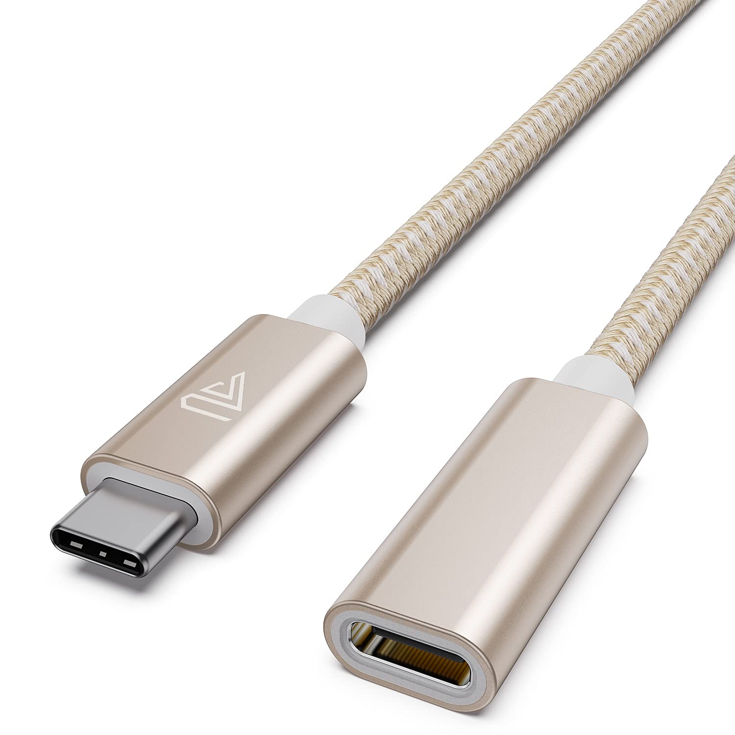 Faracent Usb Type C Extension Cable (3.3Ft/1M/10Gbps), Usb 3.2 Type C 3.1 Male To Female Extension Charging & Sync For Psvr2 Macbook Air M2 Pro/Ipad Mini, Ipad Pro Dell Xps Surface Book And More Gold