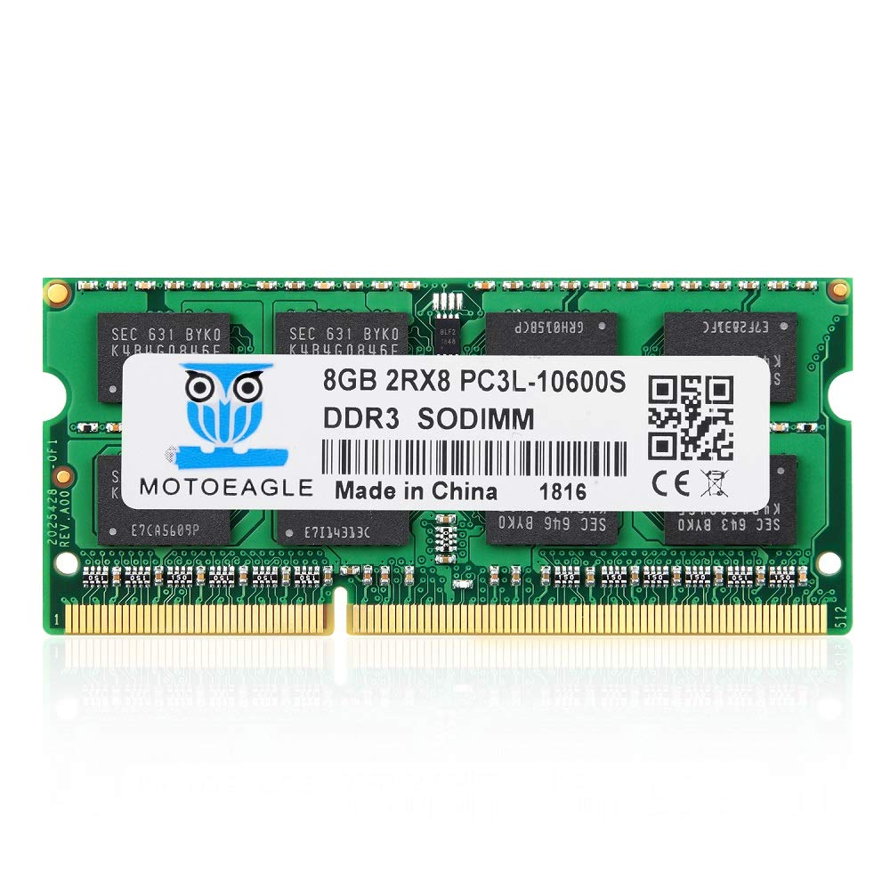 Motoeagle 8Gb Ddr3 Ddr3L 1333 Mhz 2Rx8 Pc3 Pc3L 10600 10600S Ram 204 Pin Sodimm 1.35V Laptop Memory