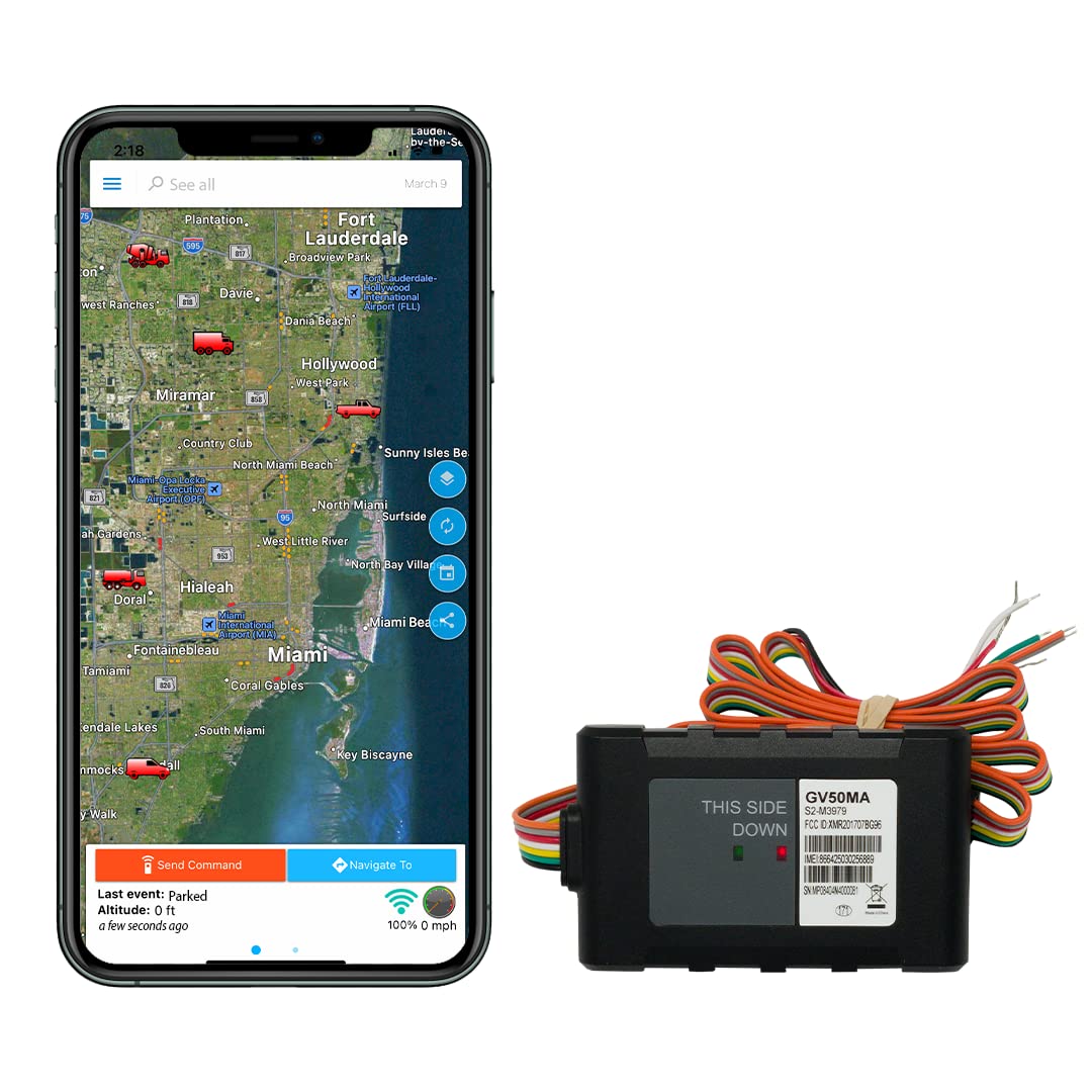 Optimus Gv50Ma Wired Gps Tracker For Cars And Trucks