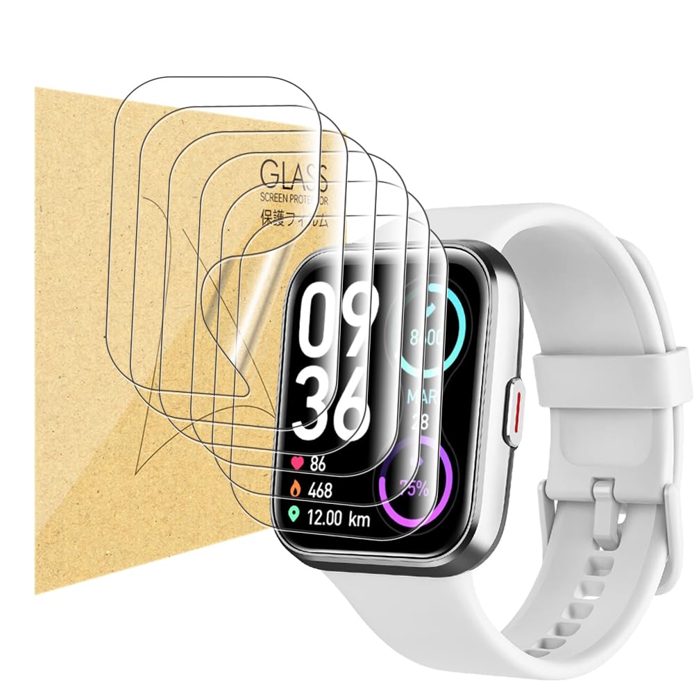 Lysandra Compatible For Tpu Smart Watch Screen Protector Film For 1.8 '' Tensky 208 Bt, Tensky 208 Bt Smartwatch Upgrade Flexibl