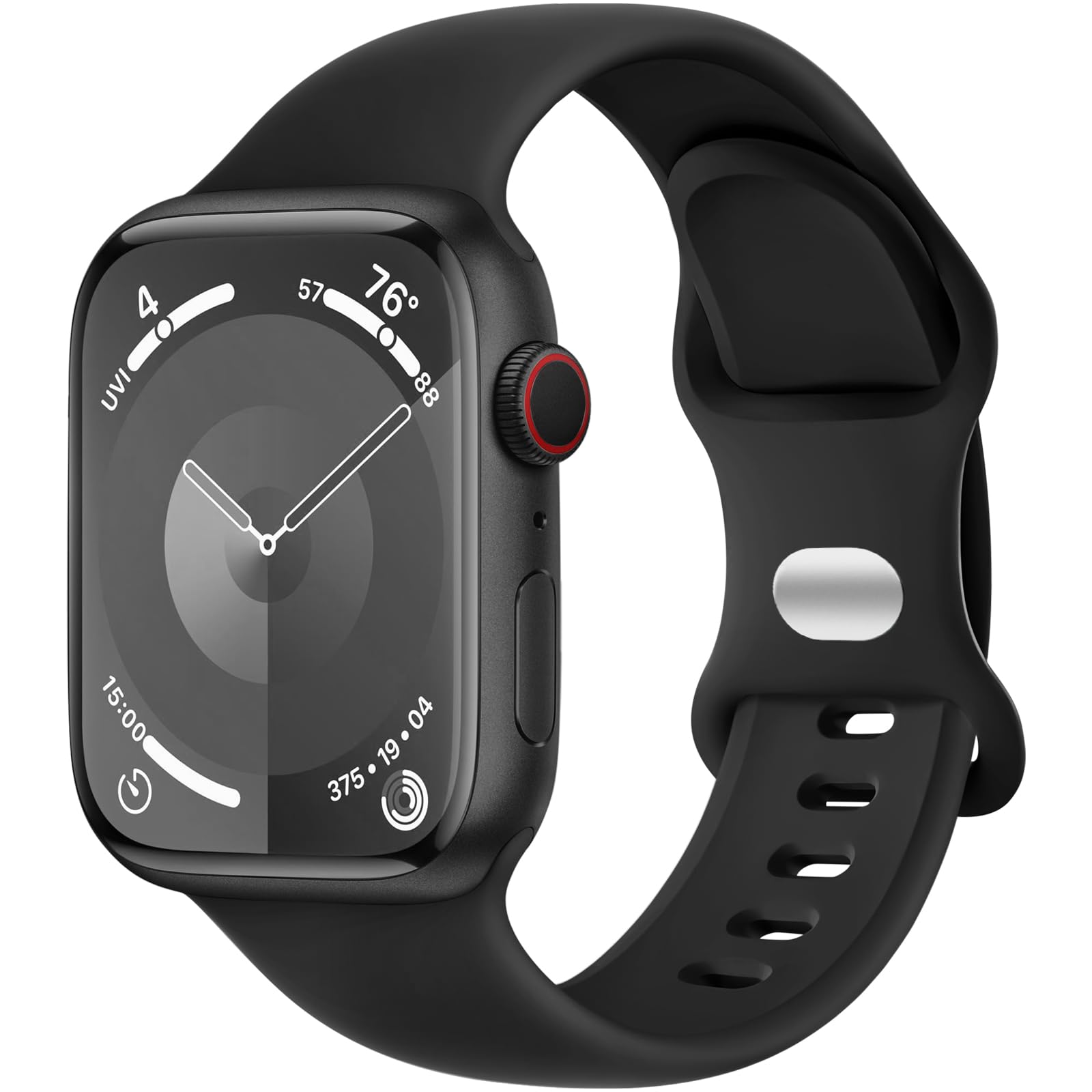Daqin Sport Band Compatible With Apple Watch Bands 44Mm 45Mm 46Mm 42Mm 49Mm 41Mm 40Mm 38Mm For Women Men, Soft Silicone Wristban