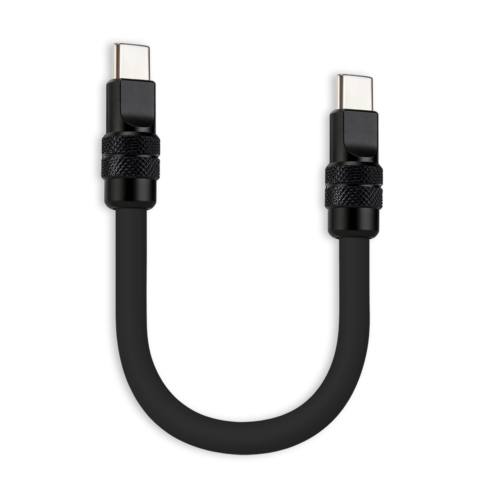 chubbycable Color Block Chubby 240W Short USB C Cable Power Bank Fast Charging Cable Silicone Charger Cord Compatible with iPhon