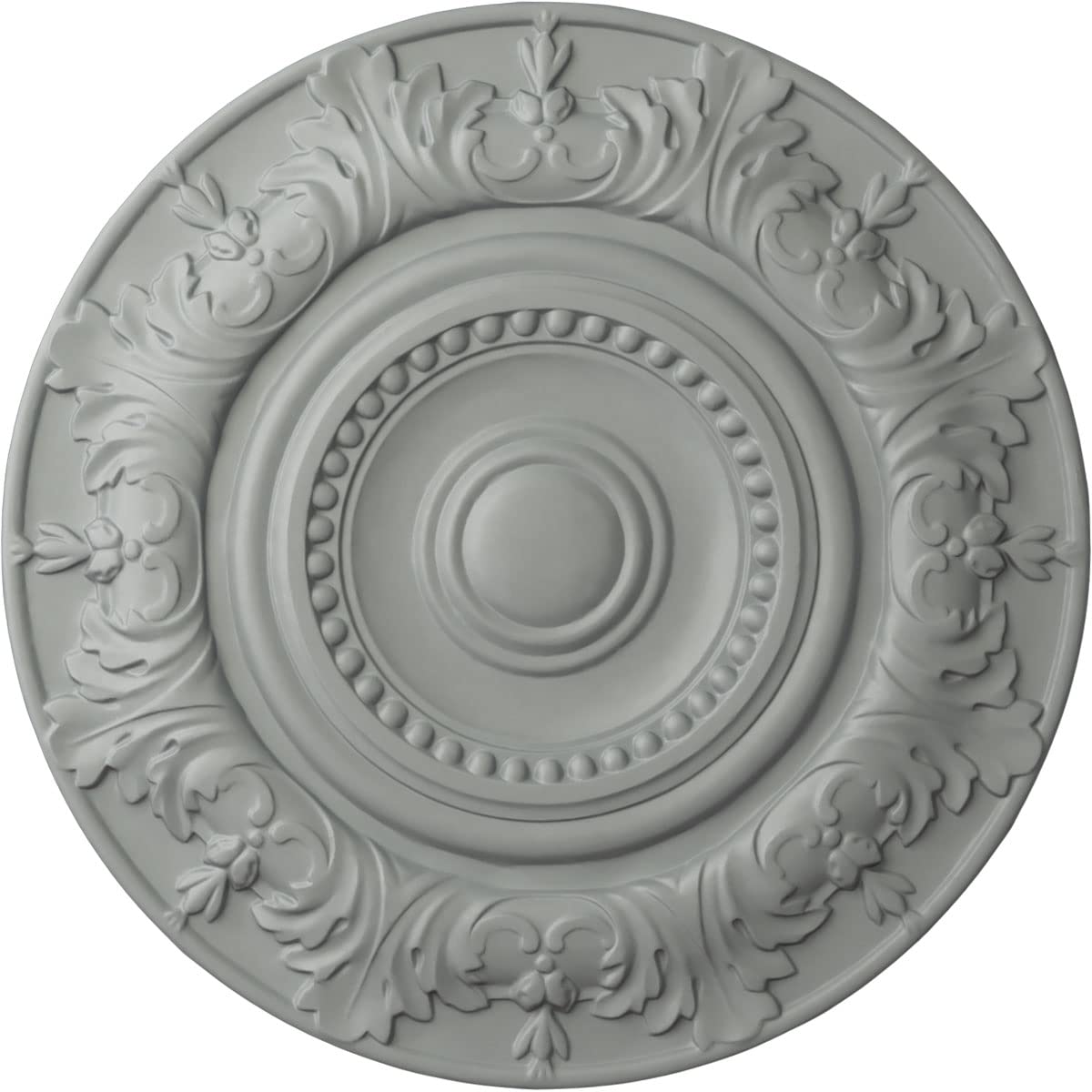 Ekena Millwork Cm20Bx Biddix Ceiling Medallion, 20 7/8''Od X 1 1/4''P (Fits Canopies Up To 7 1/2''), Factory Primed