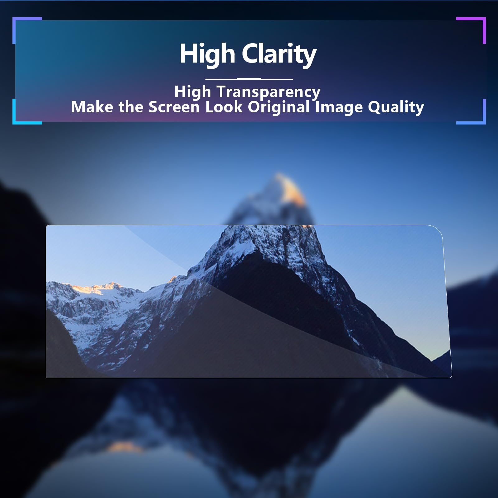 Sxcy For 2024 2025 Hyundai Kona Screen Protector 12.3 Inch 2024 2025 Kona Accessories Touchscreen Navigation Display Screen Cover[2Pcs Nano][Gps Right Screen]