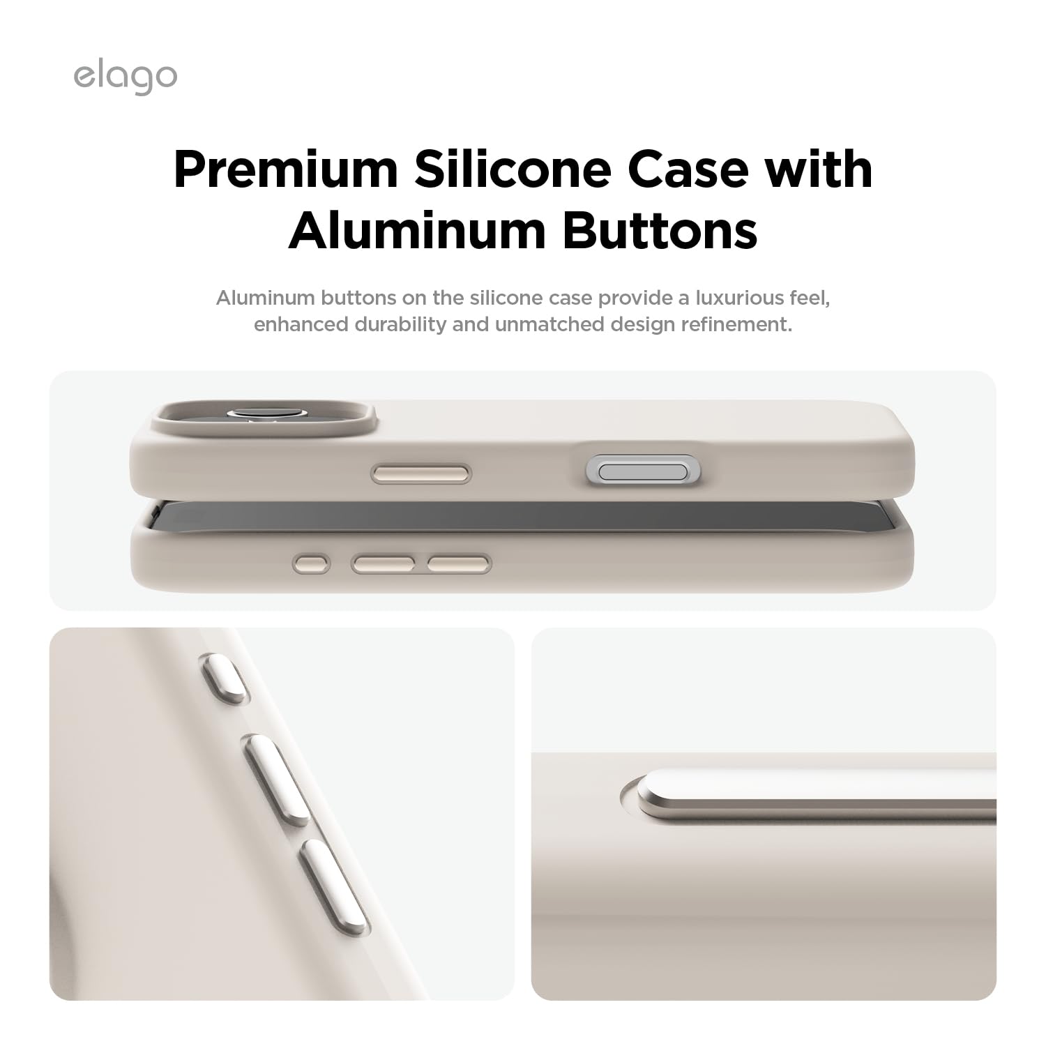 Elago Magnetic Silicone Case Compatible With Iphone 16 Pro Max Case 6.9 Inch Compatible With All Magsafe Accessories - Built-In