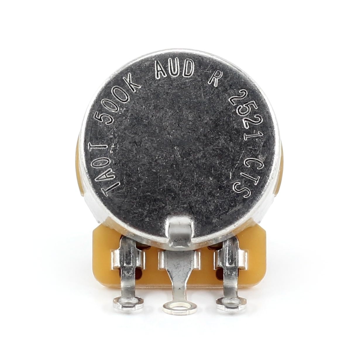 The Art Of Tone Custom Cts 500K Pot Short (3/8 Inch) Solid Shaft, 10% Audio Taper, 10% Tolerance, Pair (2X)