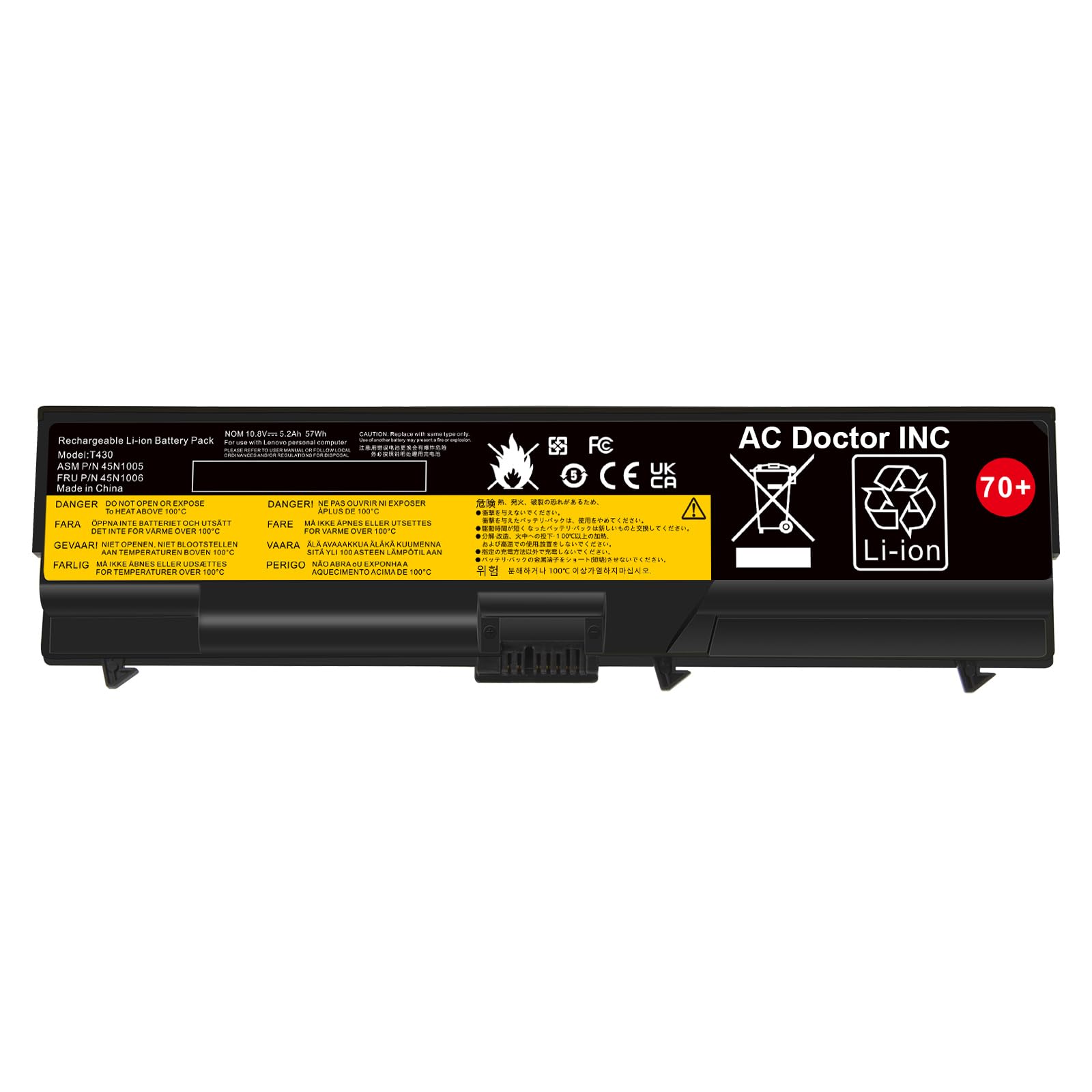 Tree.Nb Laptop Battery For Lenovo Thinkpad T420 T520 T430 T430I T530 T530I W530 L530 L430 Pn: 45N1005 45N1004 0A36302 45N1107, 6