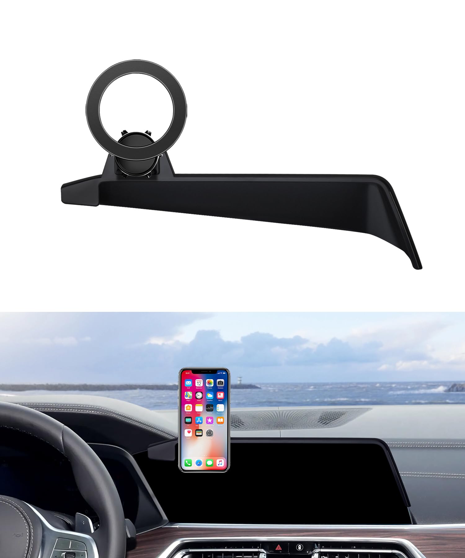 Maserweller Car Phone Holder For 2019-2023 Bmw X5 Accessories / 2020-2023 Bmw X6 Accessories / 2019-2022 X7 Accessories 12.3-Inc