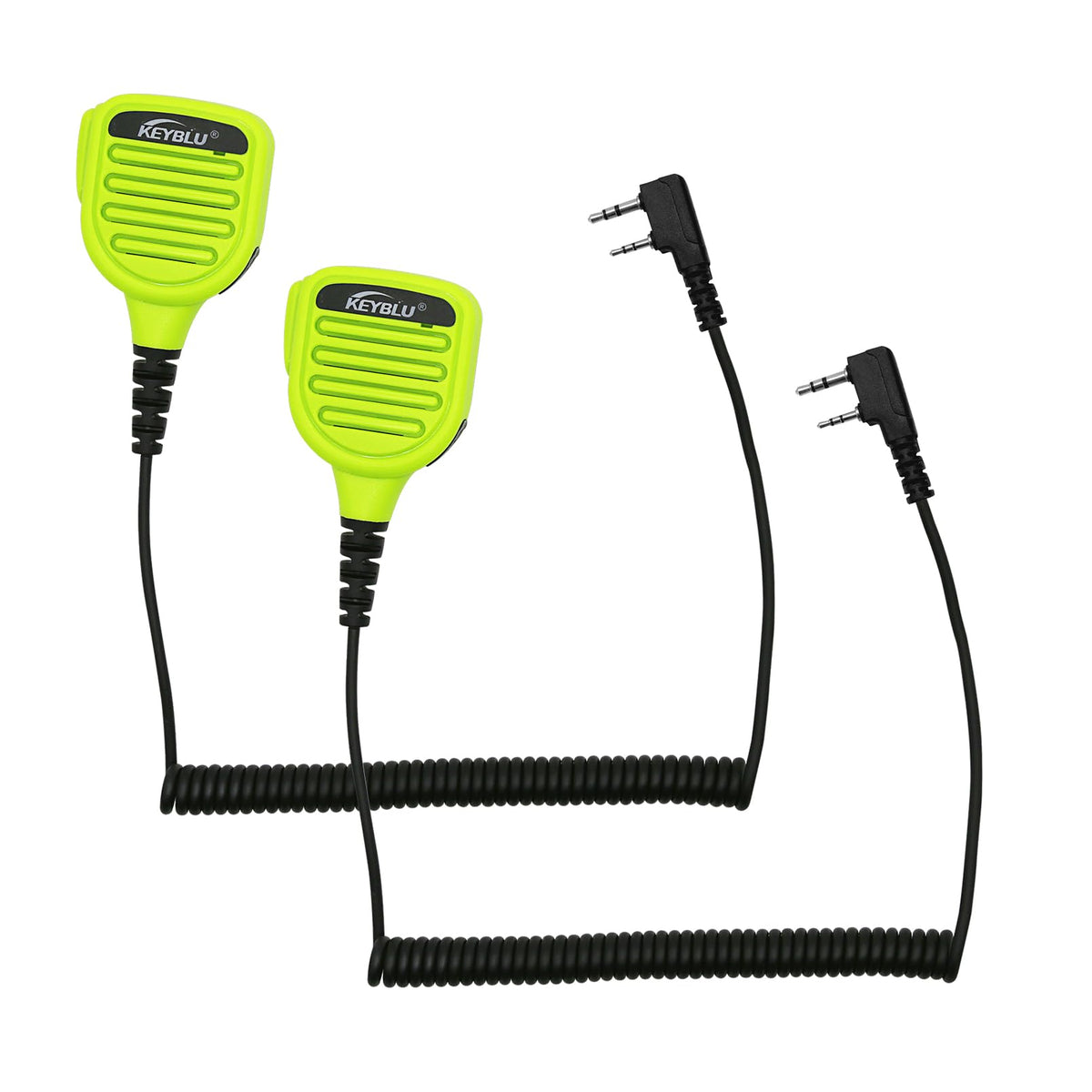 Keyblu Waterproof Shoulder Speaker Mic 2 Pin Two Way Radio Microphone With 3.5Mm Audio Jack Compatible With Baofeng Gt 5R / Uv 5