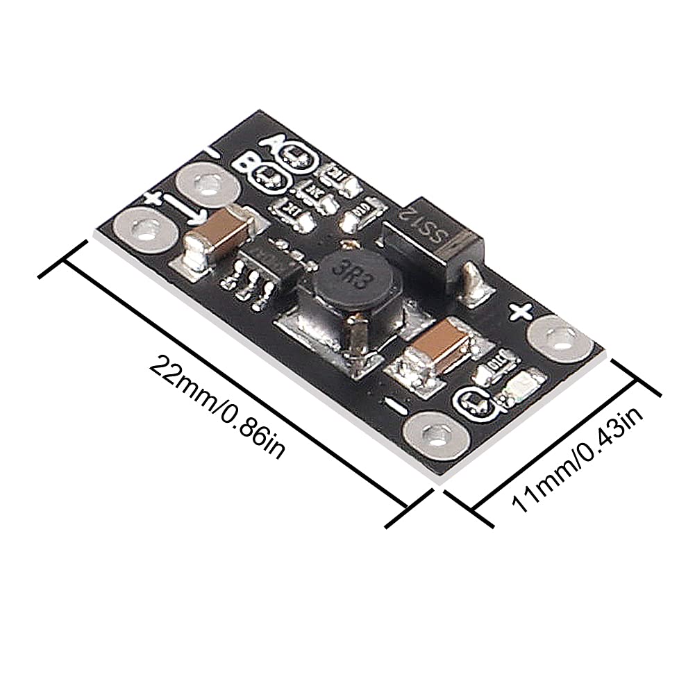 Aitrip 20Pcs 1.5A Multi Function Mini Boost Module Step Up Board 3.7V To 5V 8V 9V 12V Step Up Board With Led Indicato For Diy El
