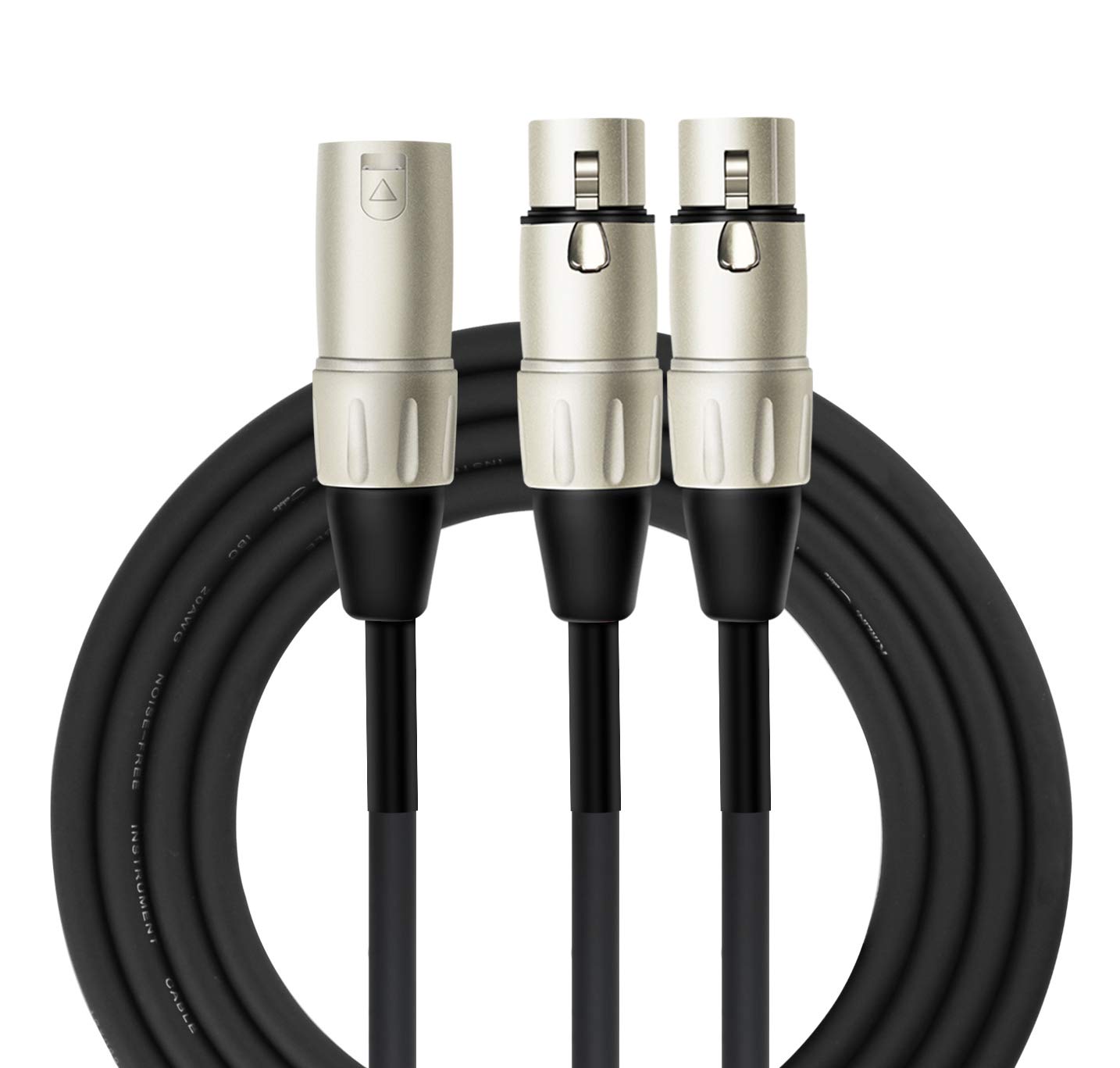 Kirlin Cable Y-301-06 - 6 Feet - Xlr Male To Dual Xlr Female Y-Cable