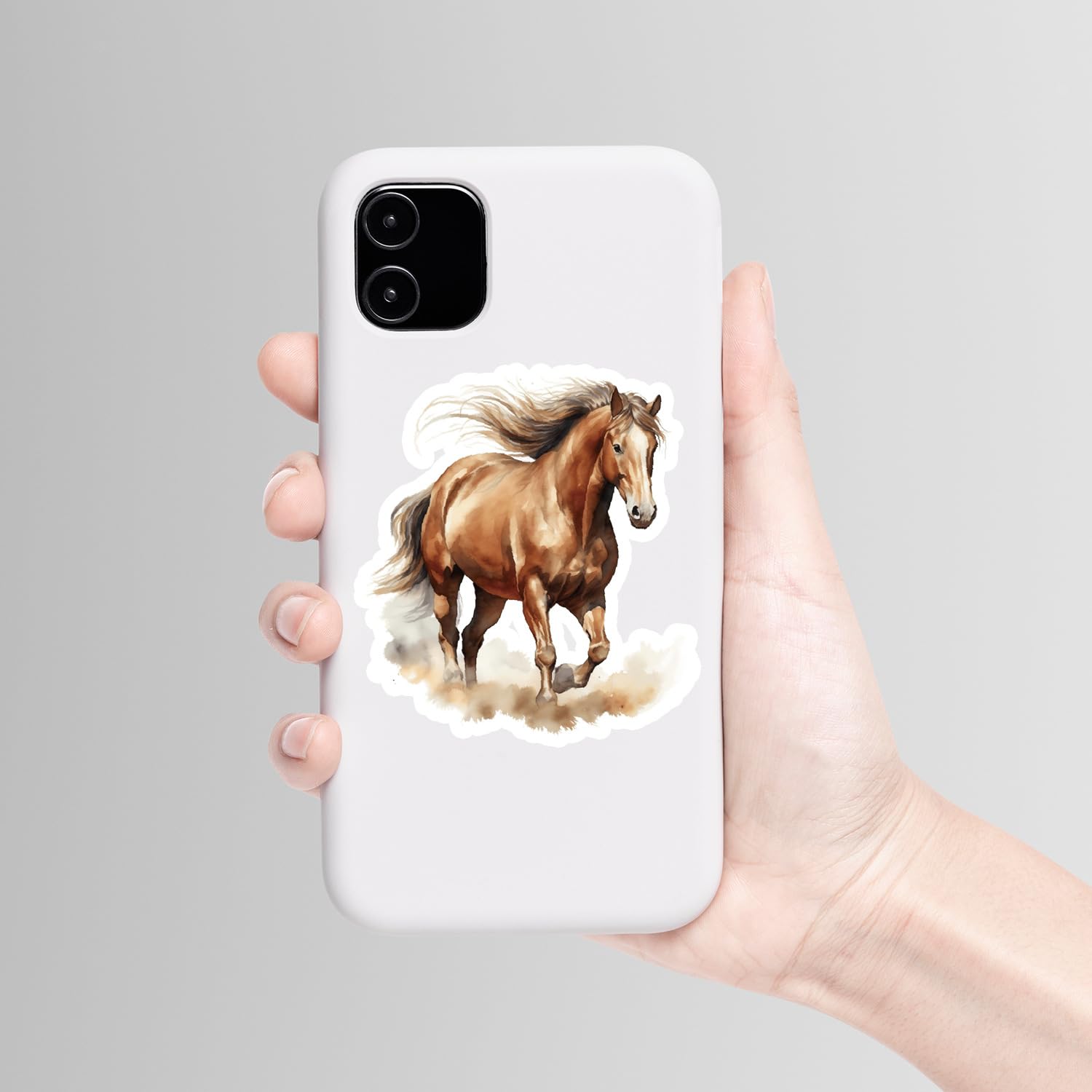 50Pcs Horse Stickers Pack, Waterproof Vinyl Stickers For Water Bottle, Hydro Flask, Journal, Scrapbook, Laptop, Kindle, Skateboa