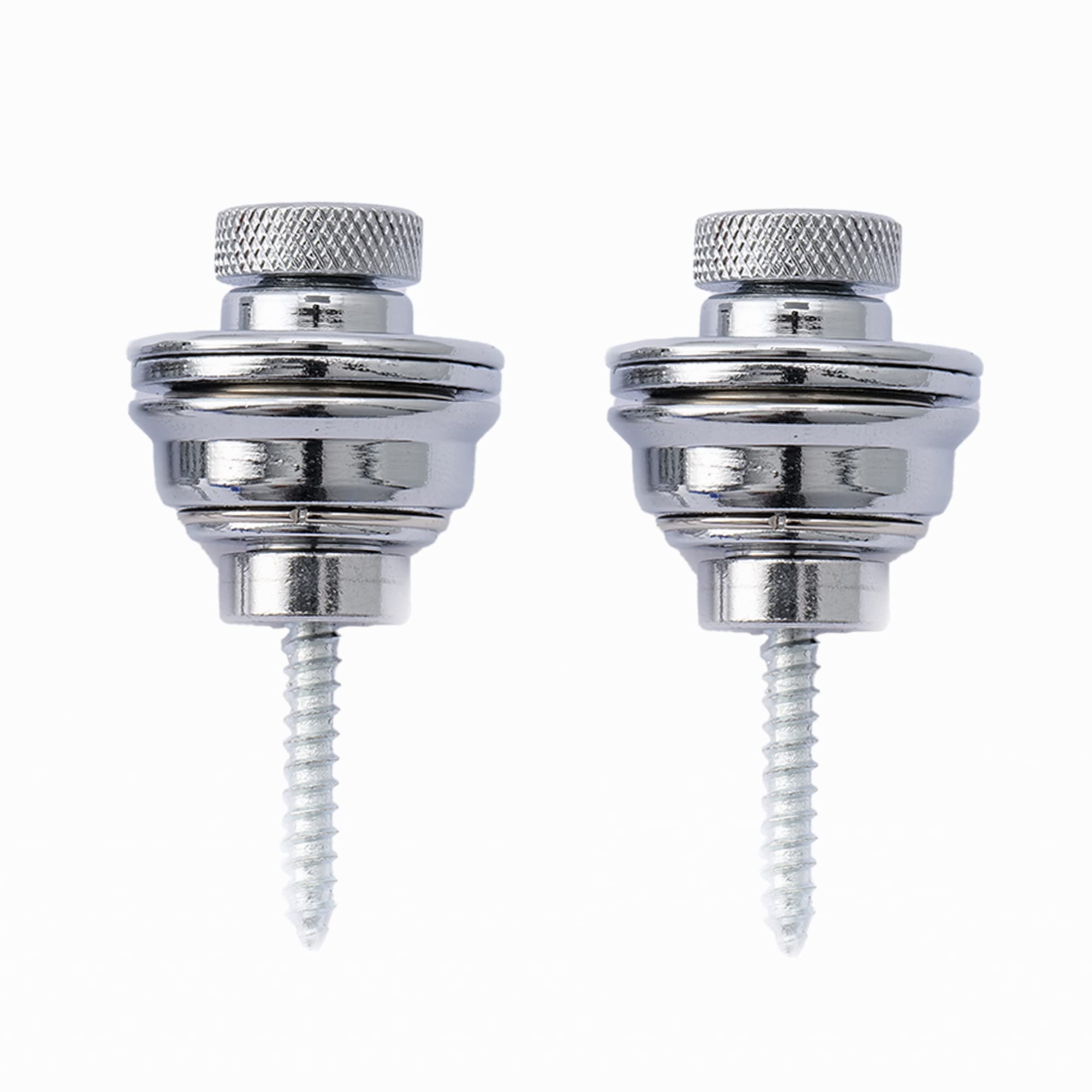 Musiclily Big Flated Head Guitar Bass Security Strap Locks Systems Buttons For Fender Strat Tele Electric Acoustic Guitar Bass P