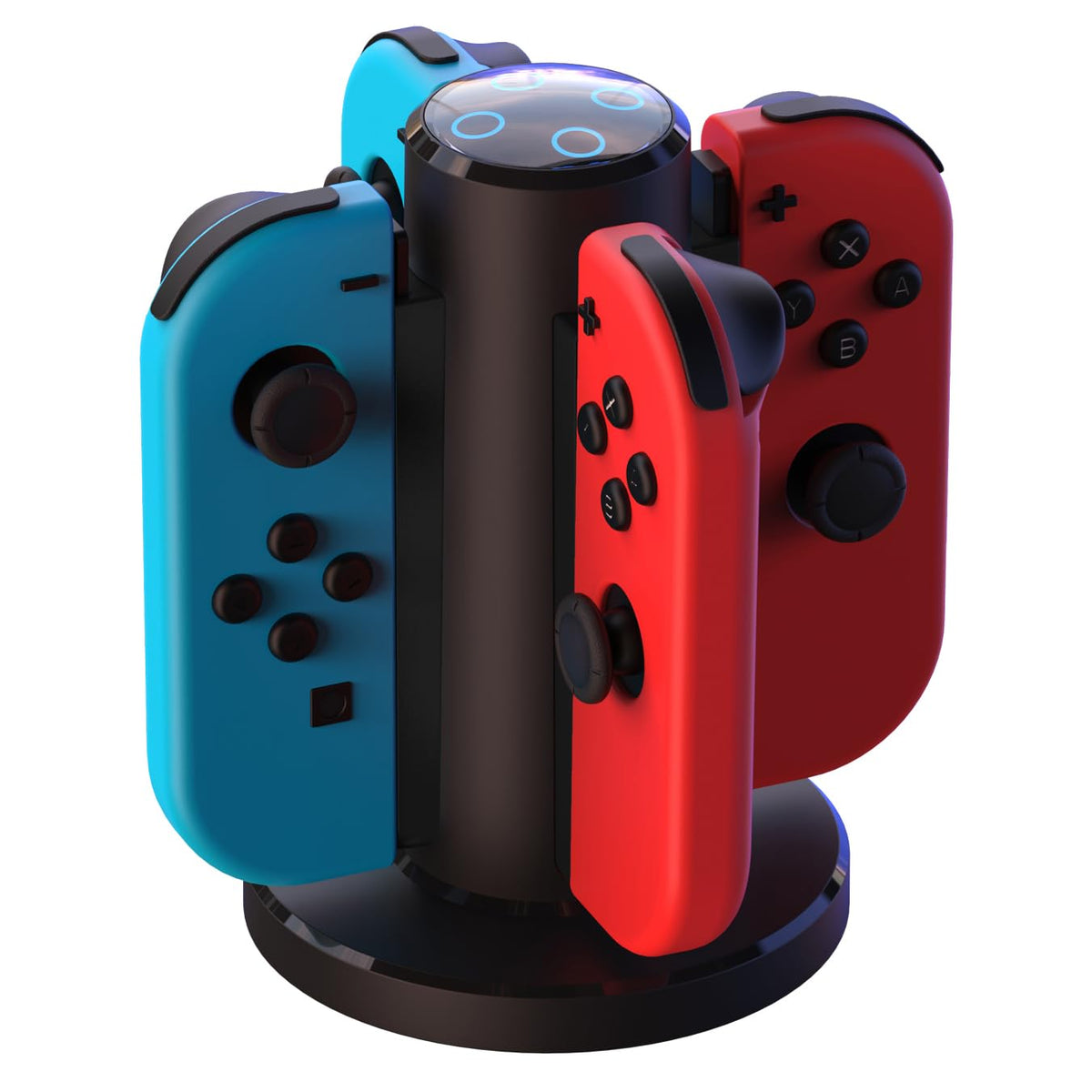 Joycon Charging Dock For Switch Controller, Switch Accessories Compatible Switch Joycon,4 In 1 Charger With A Micro Usb Cord Hon